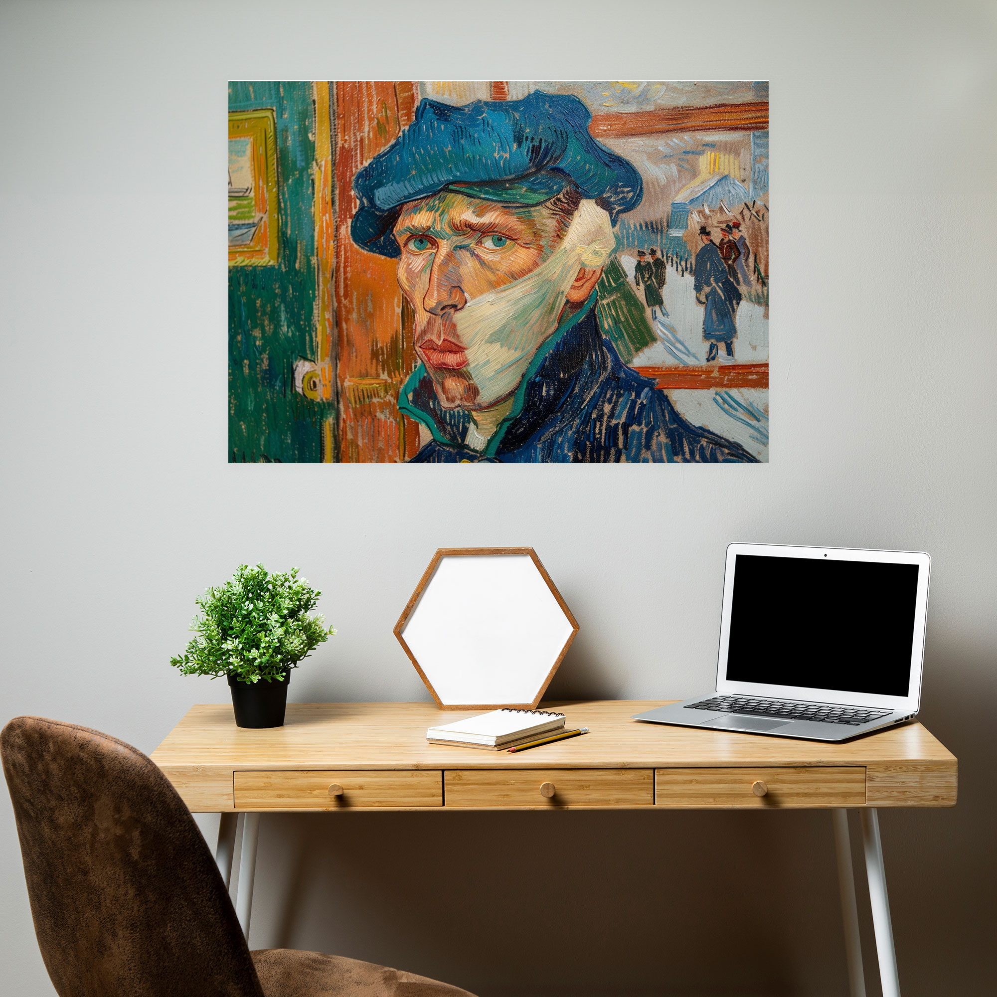 Self Portrait Vincent Van Gogh Canvas Print - Vincent Van Gogh, Canvas Print, Vincent Van Gogh, Self Portrait