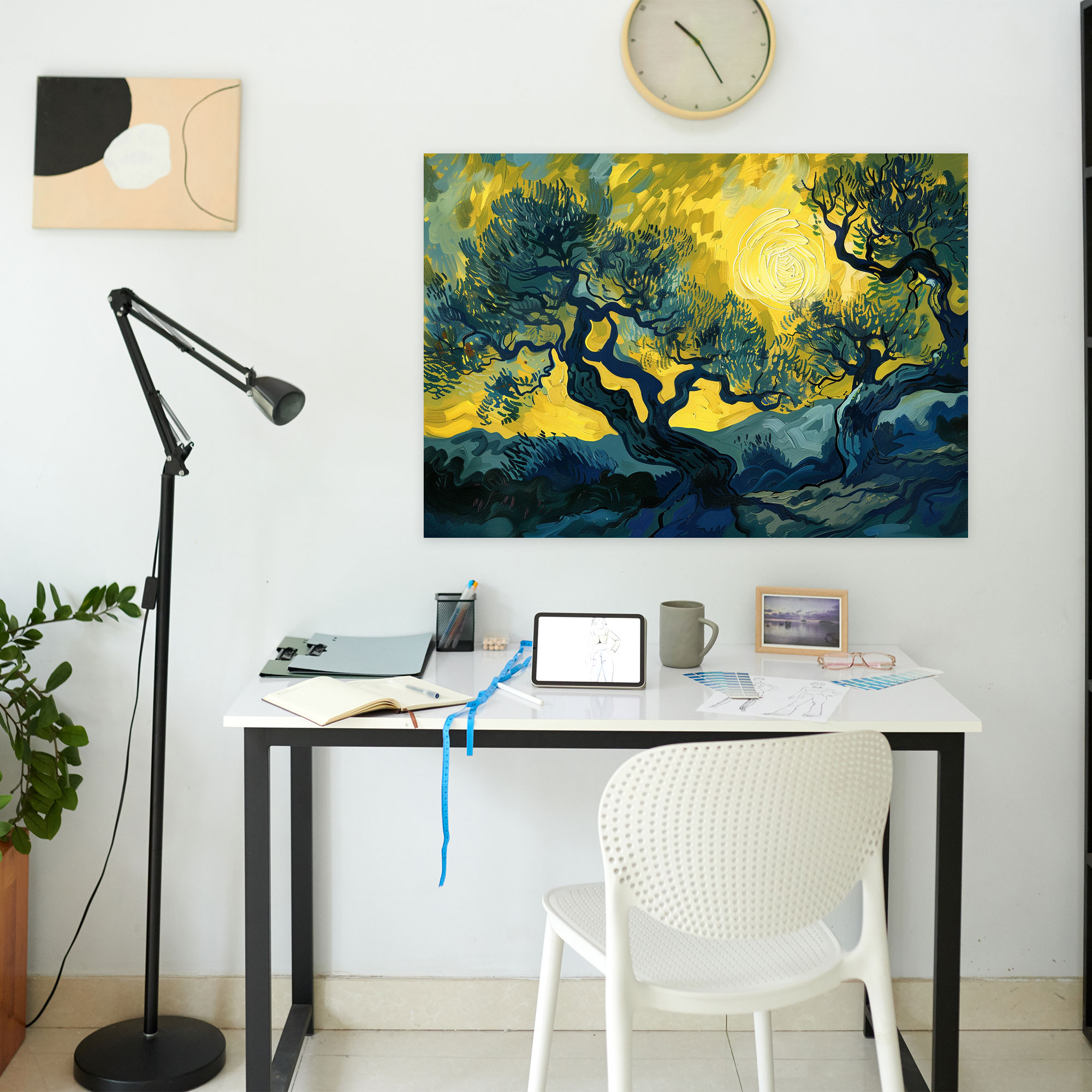 Olive Trees Vincent Van Gogh Wall Decoration - Vincent Van Gogh, Olive Trees, Canvas, Home Decoration