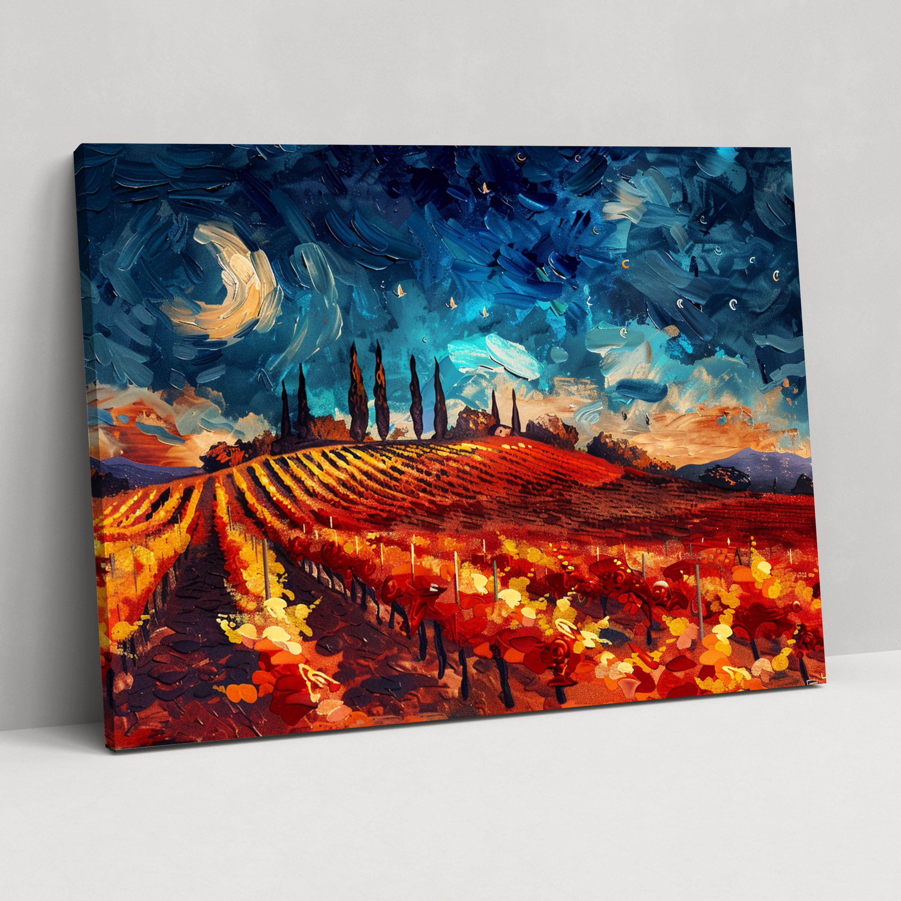 Red Vineyard Vincent Van Gogh Wall Art - Vincent Van Gogh, Wall Art, Canvas Wall Art, Wall Decoration