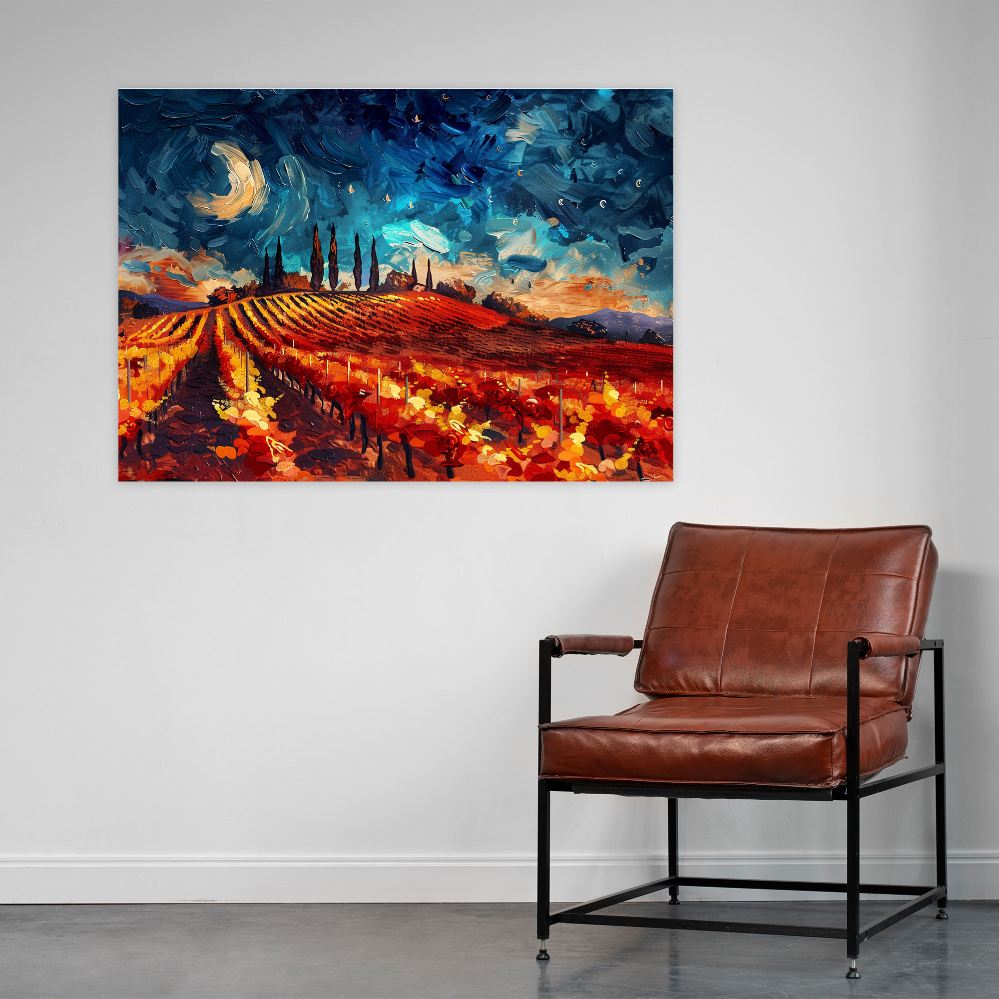 Red Vineyard Vincent Van Gogh Wall Art - Vincent Van Gogh, Wall Art, Canvas Wall Art, Wall Decoration