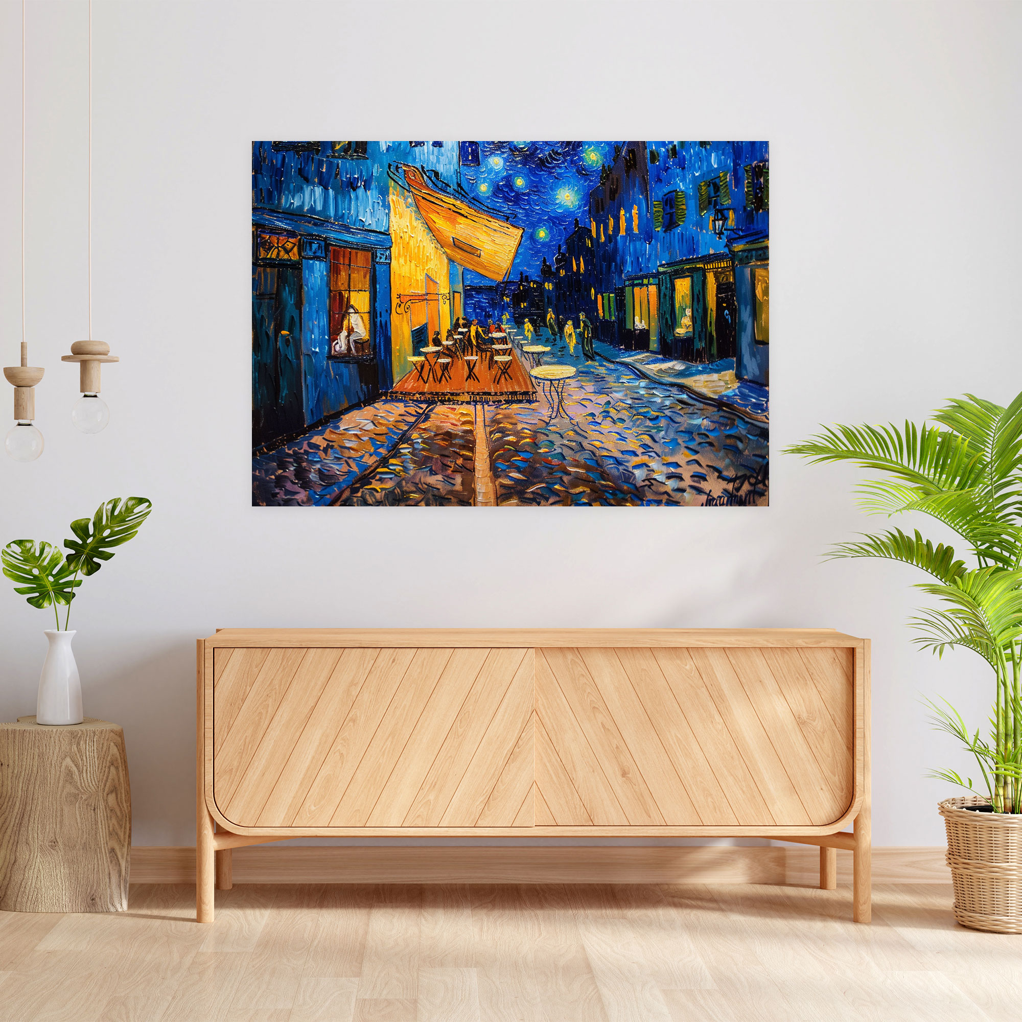 Vincent Van Gogh Cafe Terrace At Night Canvas Print - Vincent Van Gogh, Canvas Wall Art, Wall Art, Vincent Van Gogh