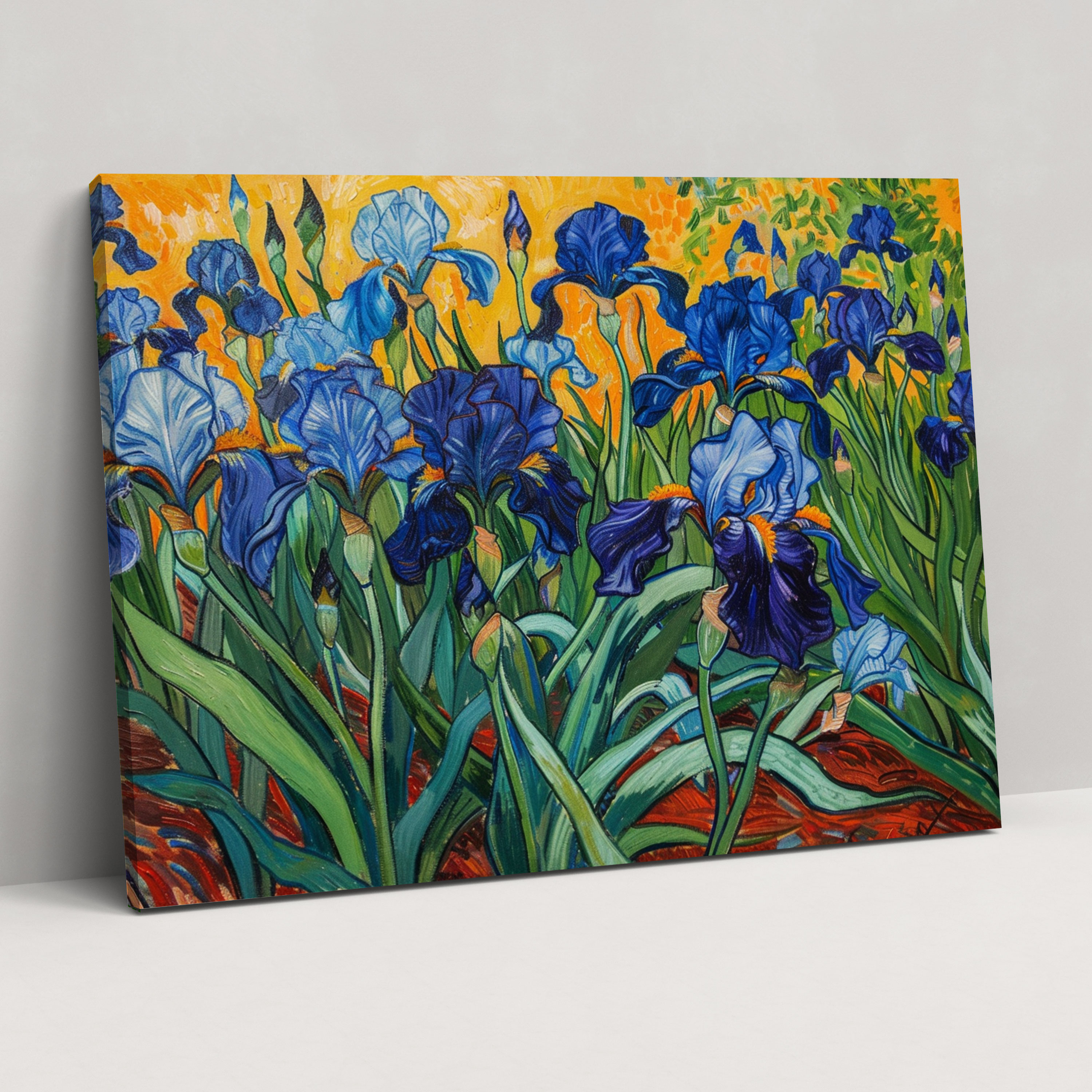 Vincent Van Gogh Irises Canvas Print - Vincent Van Gogh, Home Decoration, Wall Decoration, Canvas Print