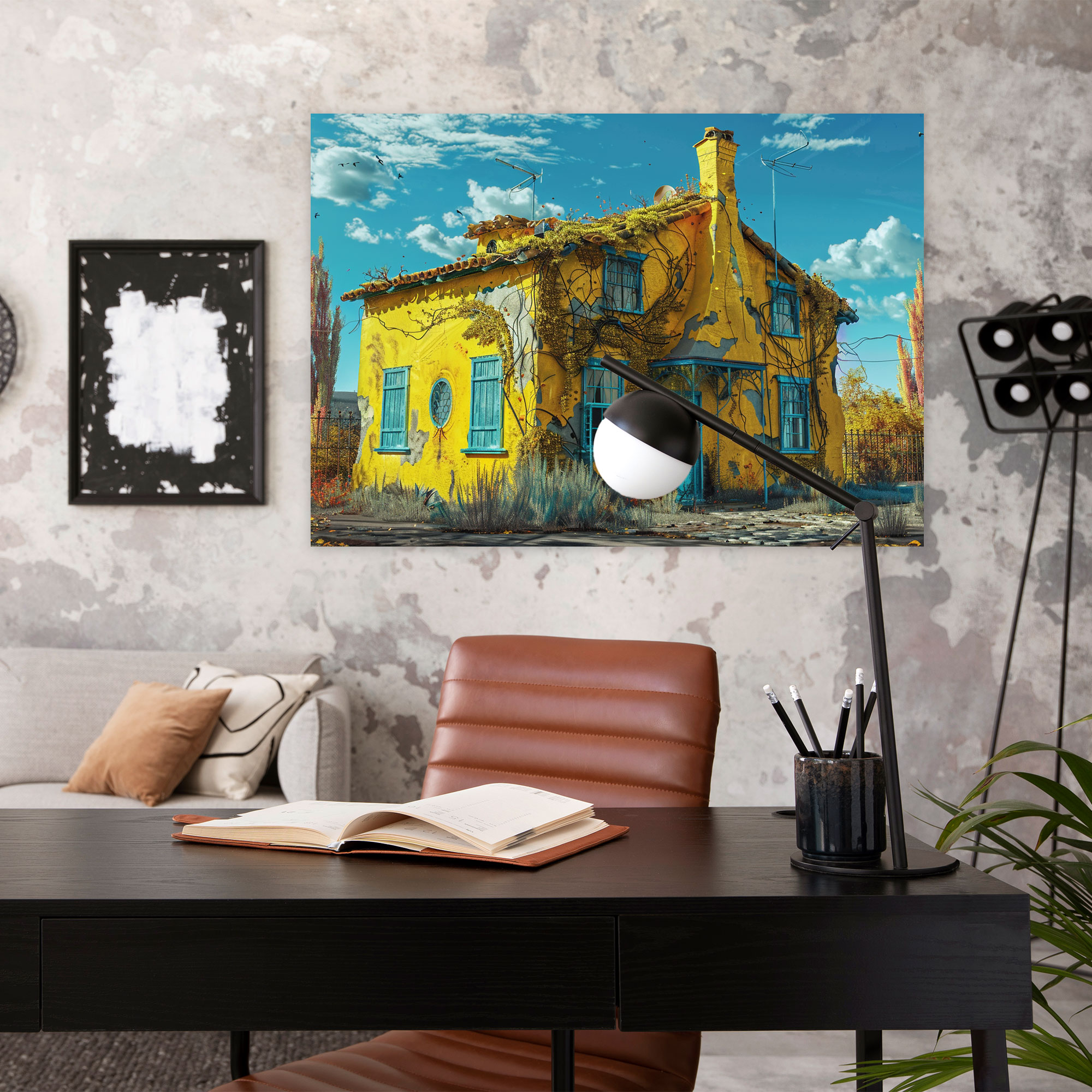 Vincent Van Gogh The Yellow House Wall Art - Vincent Van Gogh, Home Decoration, Canvas Wall Art, Wall Art