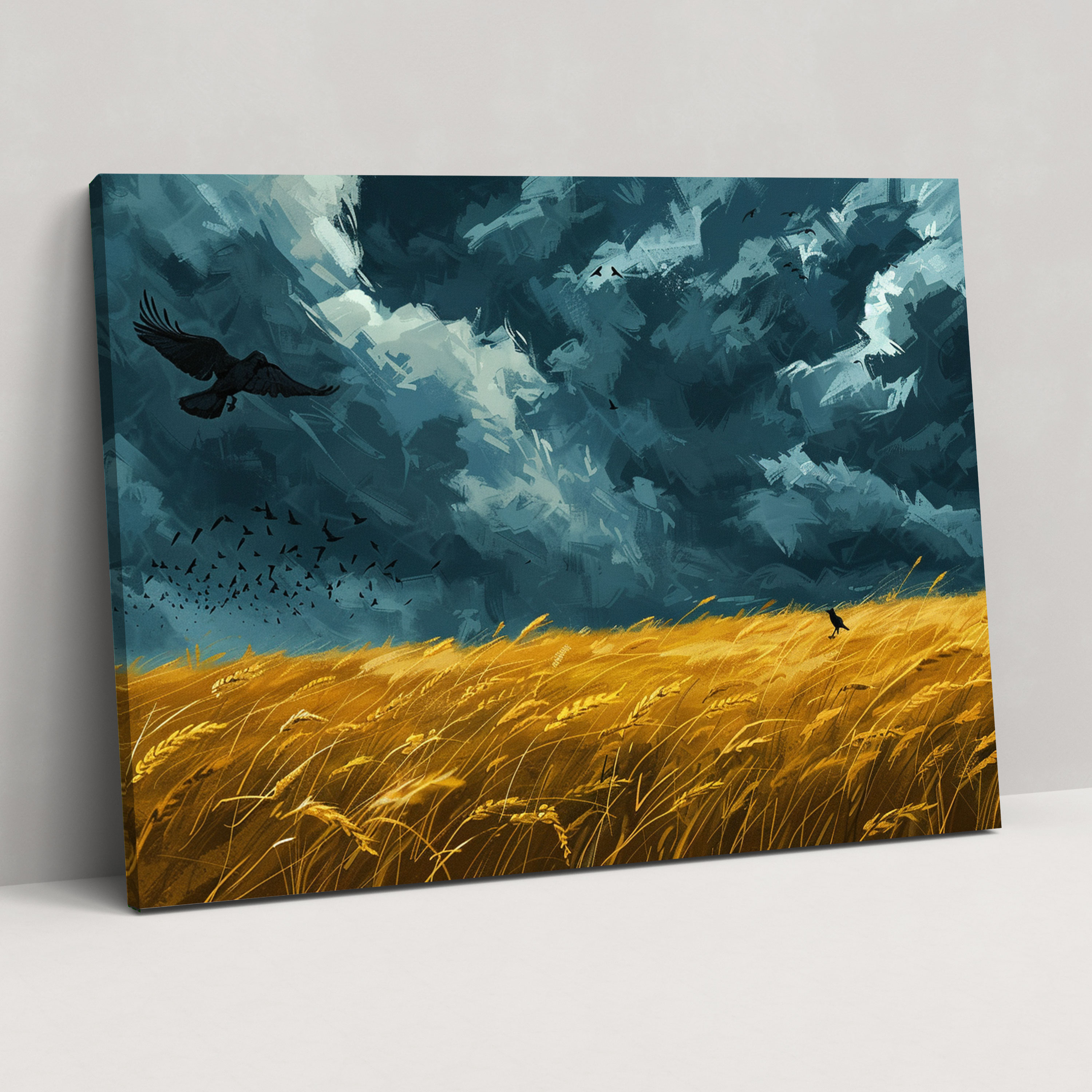 Wheatfield With Crows Canvas Print - Vincent Van Gogh, Canvas Wall Art, Home Decoration, Wall Decoration