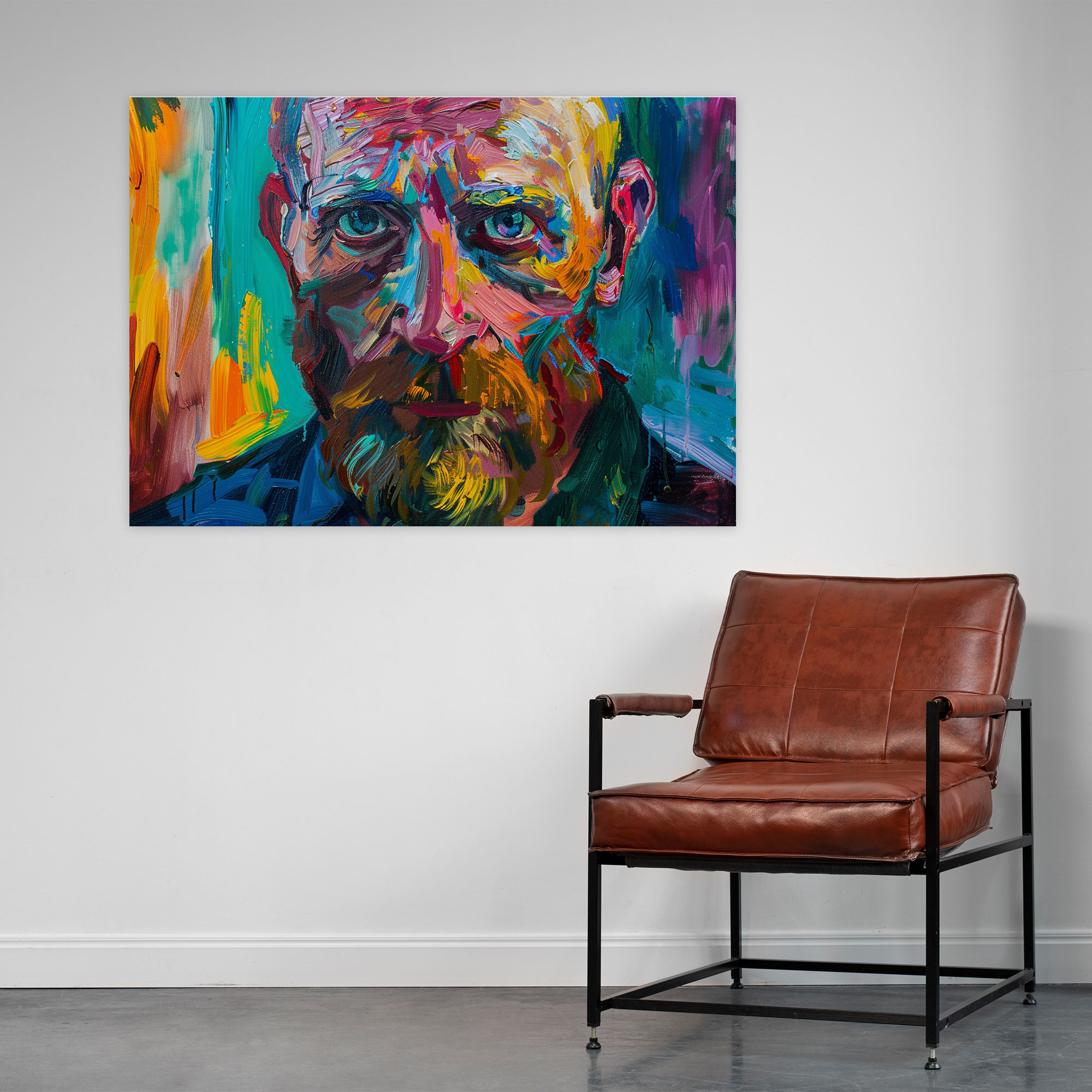 Vincent Van Gogh Kanvas Tablo - Kendi Portresi Duvar Dekorasyonu Ev Dekorasyonu