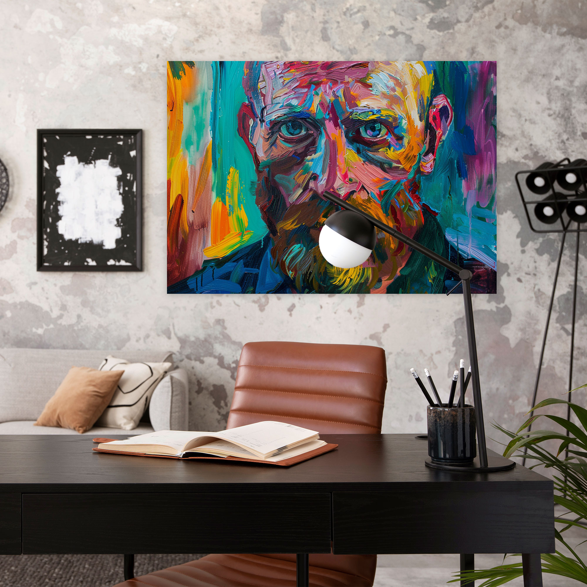 Vincent Van Gogh Kanvas Tablo - Kendi Portresi Duvar Dekorasyonu Ev Dekorasyonu