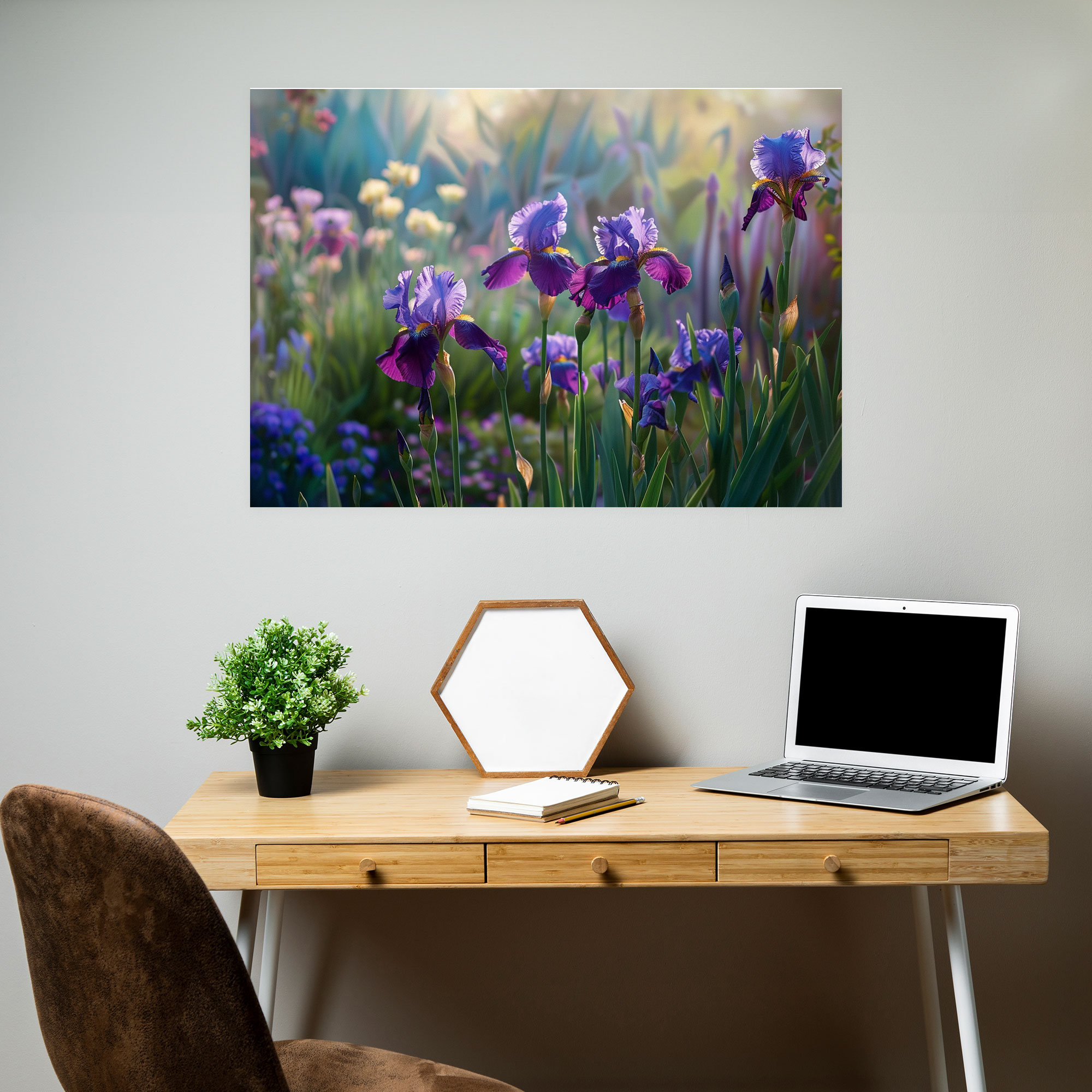Irises Canvas Print - Vincent Van Gogh, Canvas Print, Home Decoration, Wall Decoration