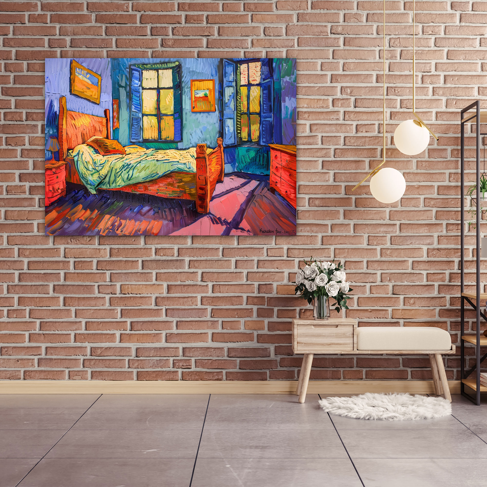 The Bedroom Canvas Print - Vincent Van Gogh, Home Decoration, Canvas Print, Wall Decoration