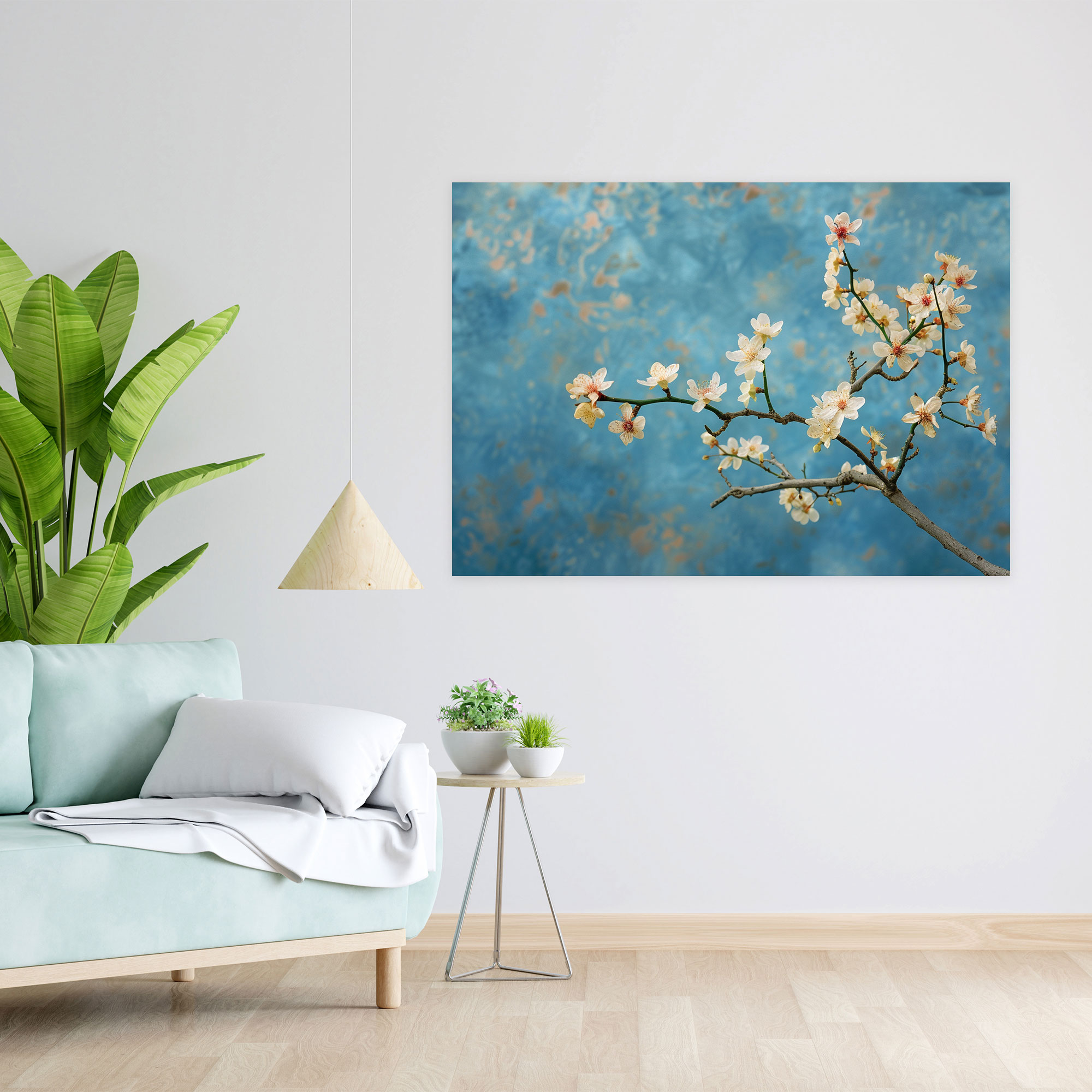 Çiçek Açan Badem Ağacı Duvar Dekorasyonu - Vincent Van Gogh Duvar Sanatı