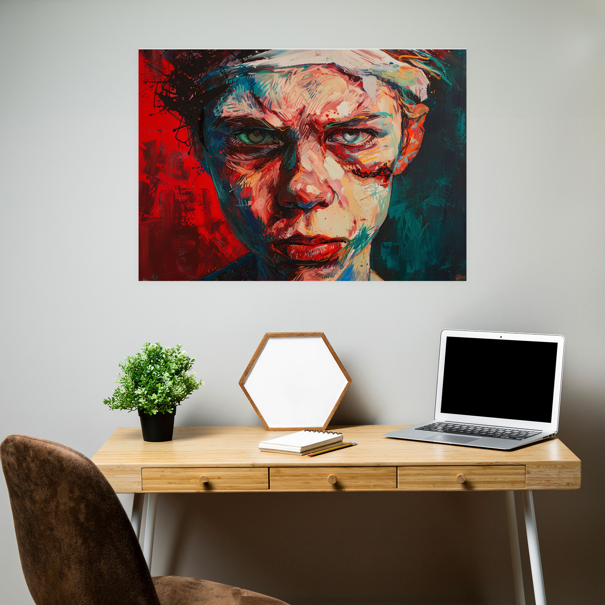 Vincent Van Gogh Self-Portrait Canvas Print - Vincent Van Gogh, Home Decoration, Vincent Van Gogh, Canvas