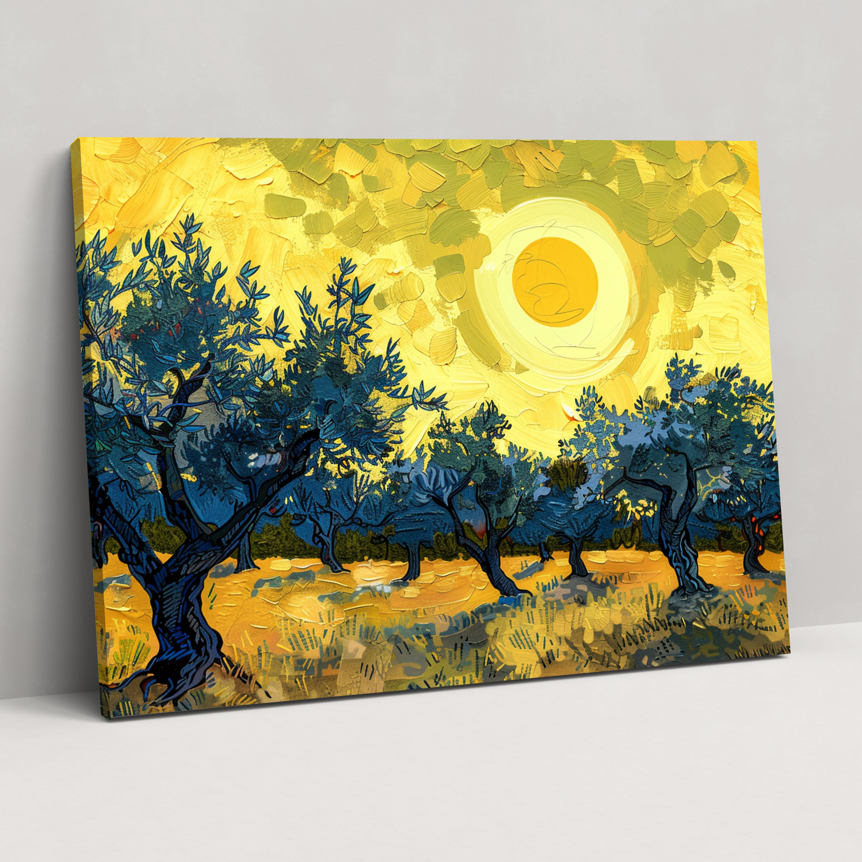 Vincent Van Gogh Olive Trees Canvas Print - Vincent Van Gogh, Vincent Van Gogh, Home Decoration, Canvas Print