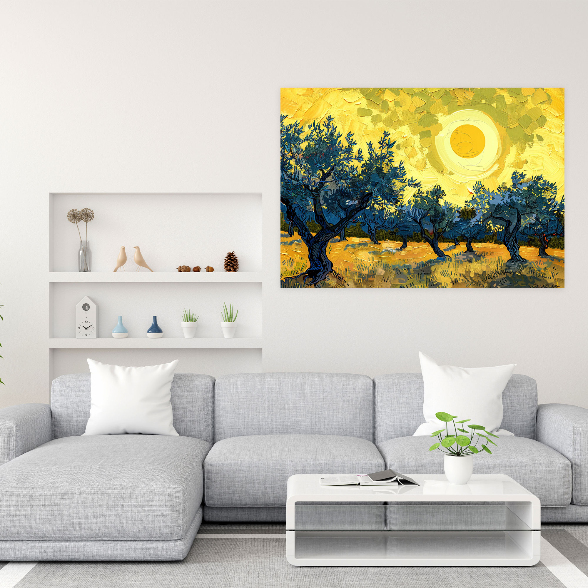 Vincent Van Gogh Olive Trees Canvas Print - Vincent Van Gogh, Vincent Van Gogh, Home Decoration, Canvas Print
