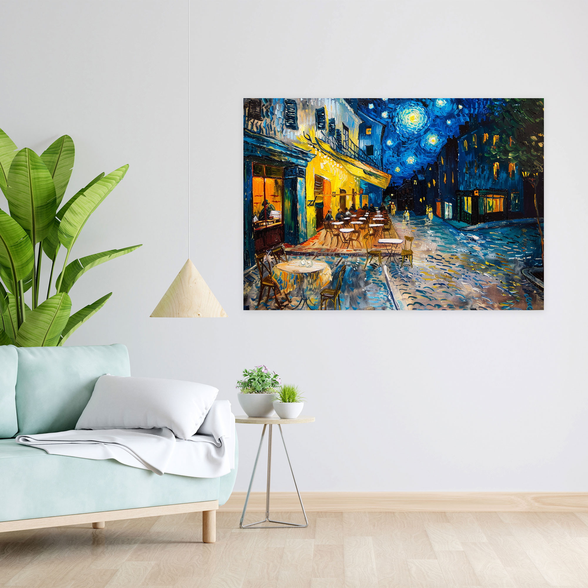Vincent Van Gogh Cafe Terrace Canvas Print - Vincent Van Gogh, Wall Decoration, Canvas, Canvas Wall Art