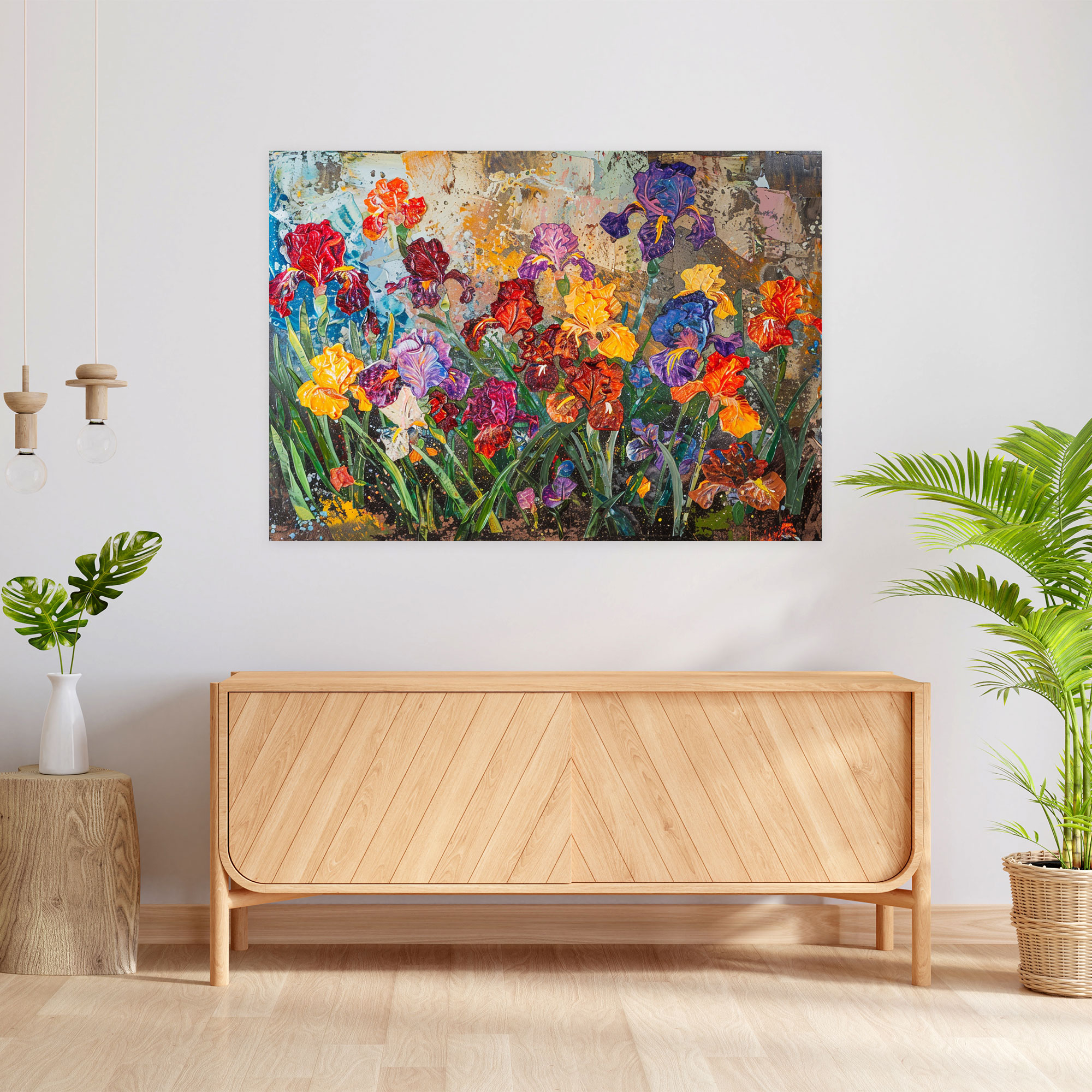 Vincent Van Gogh Irises Wall Art - Vincent Van Gogh, Canvas, Vincent Van Gogh, Wall Decoration