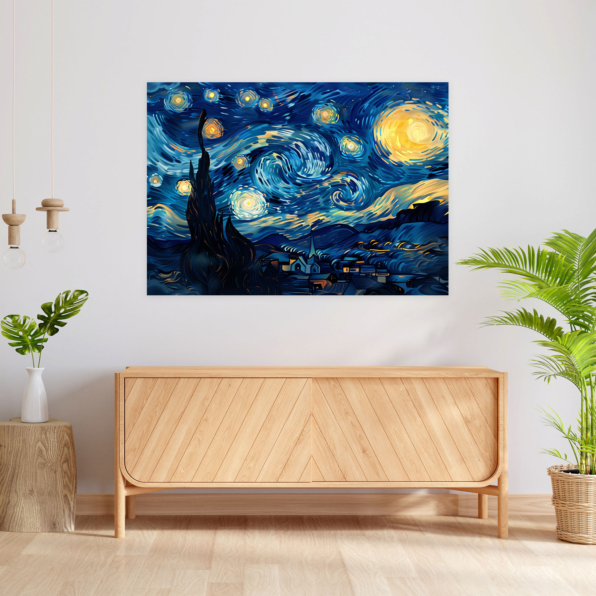 Vincent Van Gogh Starry Night Canvas Print - Vincent Van Gogh, Vincent Van Gogh, Canvas Wall Art, Wall Decoration