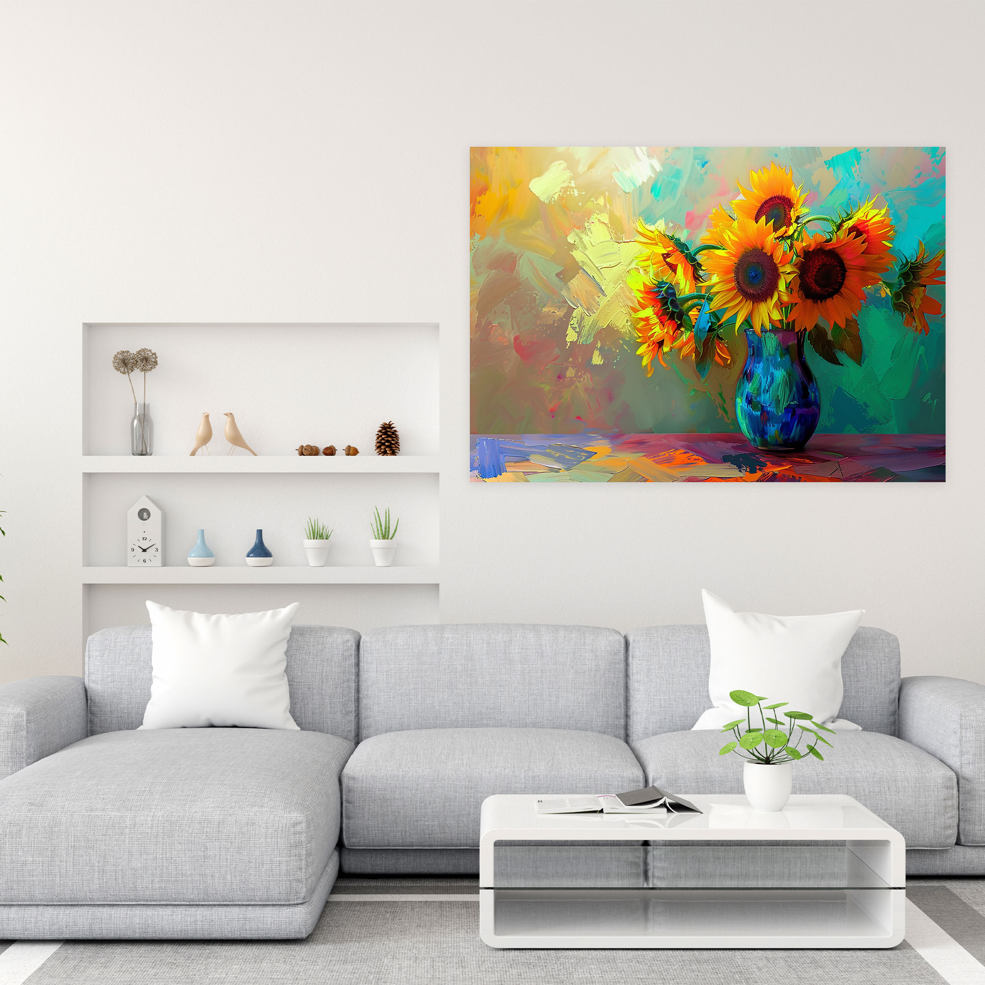 Vincent Van Gogh Sunflowers Canvas Print - Vincent Van Gogh, Home Decoration, Vincent Van Gogh, Wall Decoration
