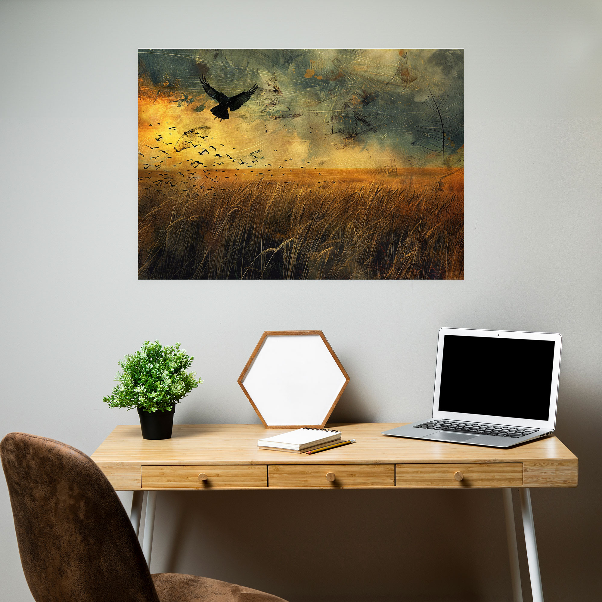 Vincent Van Gogh Wheat Field With Crows Canvas Print - Vincent Van Gogh, Wall Art, Canvas Print, Canvas Wall Art