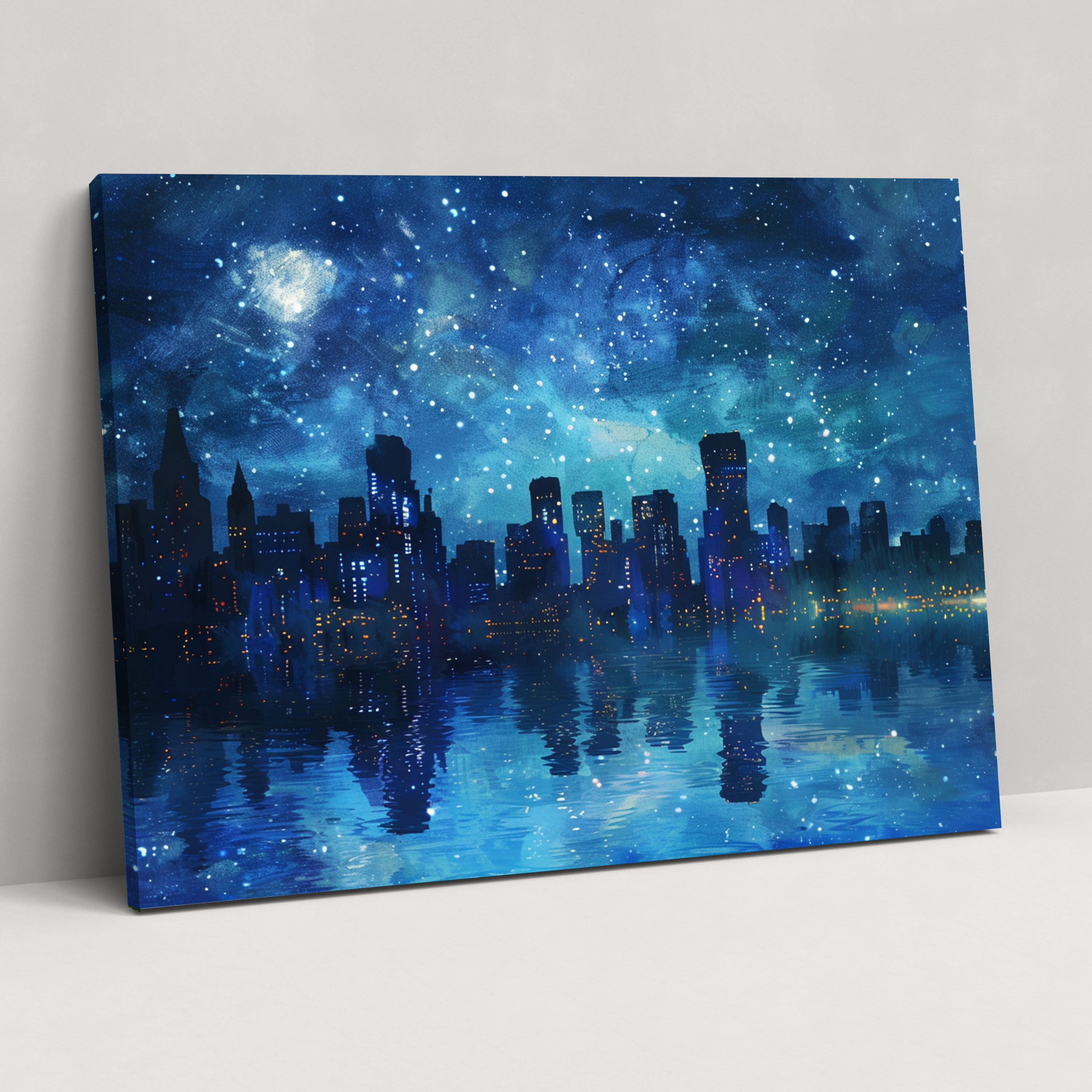 Impressionist Cityscape Van Gogh Canvas Print - Vincent Van Gogh, Wall Decoration, Wall Art, Home Decoration