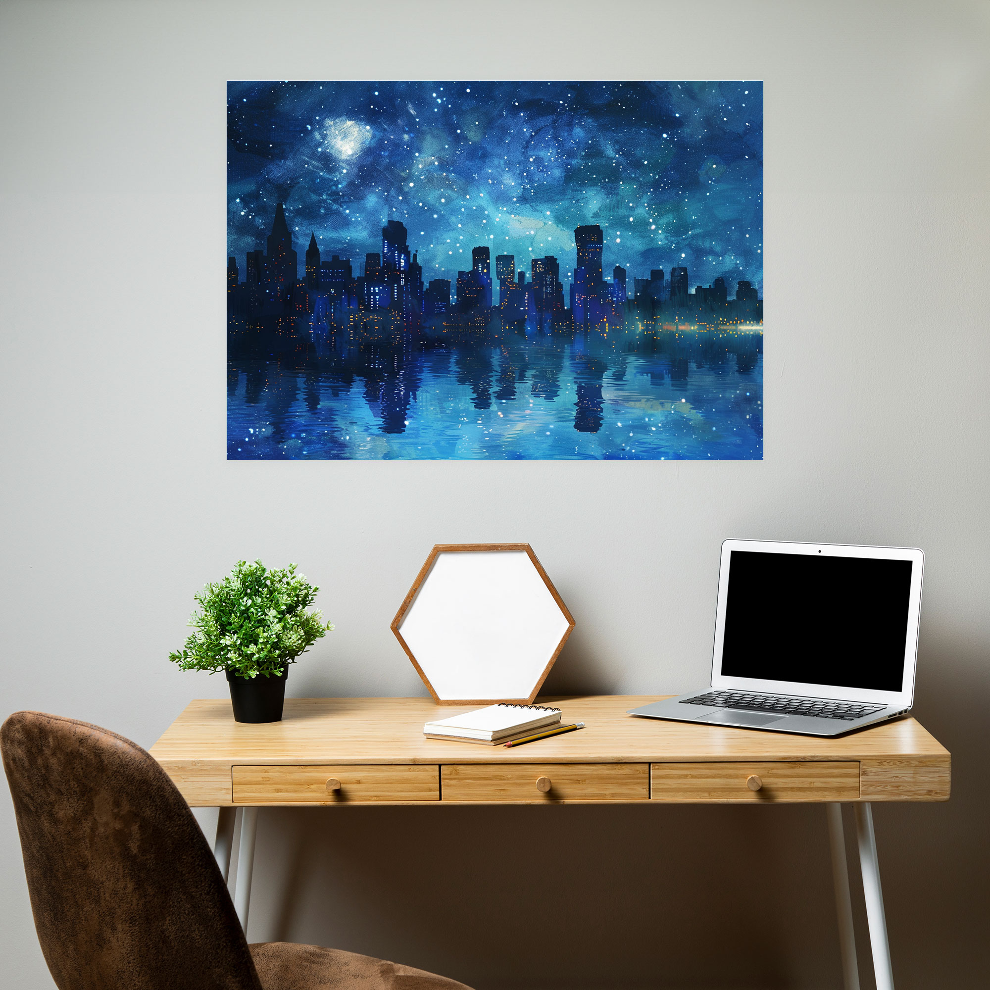 Impressionist Cityscape Van Gogh Canvas Print - Vincent Van Gogh, Wall Decoration, Wall Art, Home Decoration
