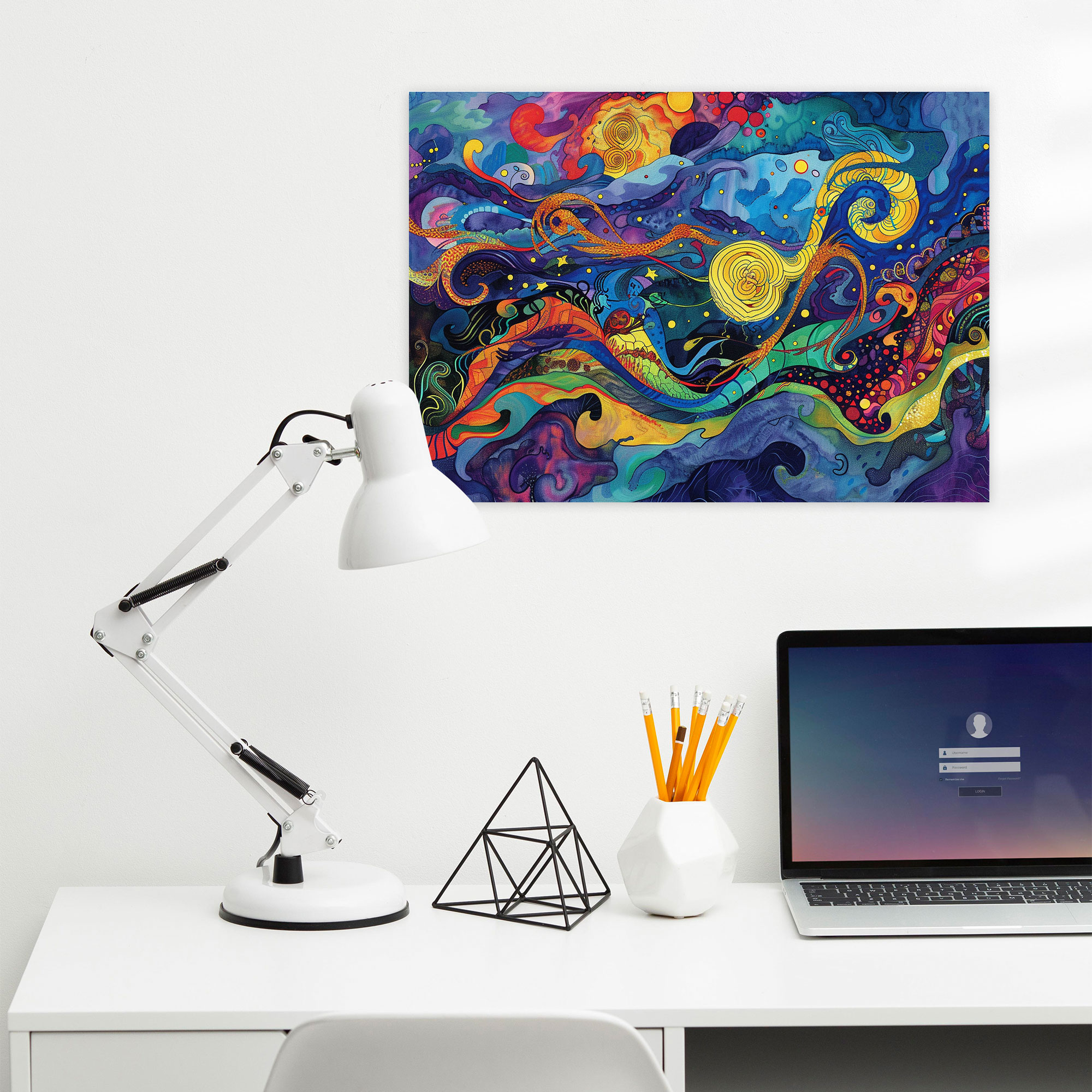 Vibrant Swirls Van Gogh Canvas Print - Vincent Van Gogh, Canvas, Wall Art, Home Decoration