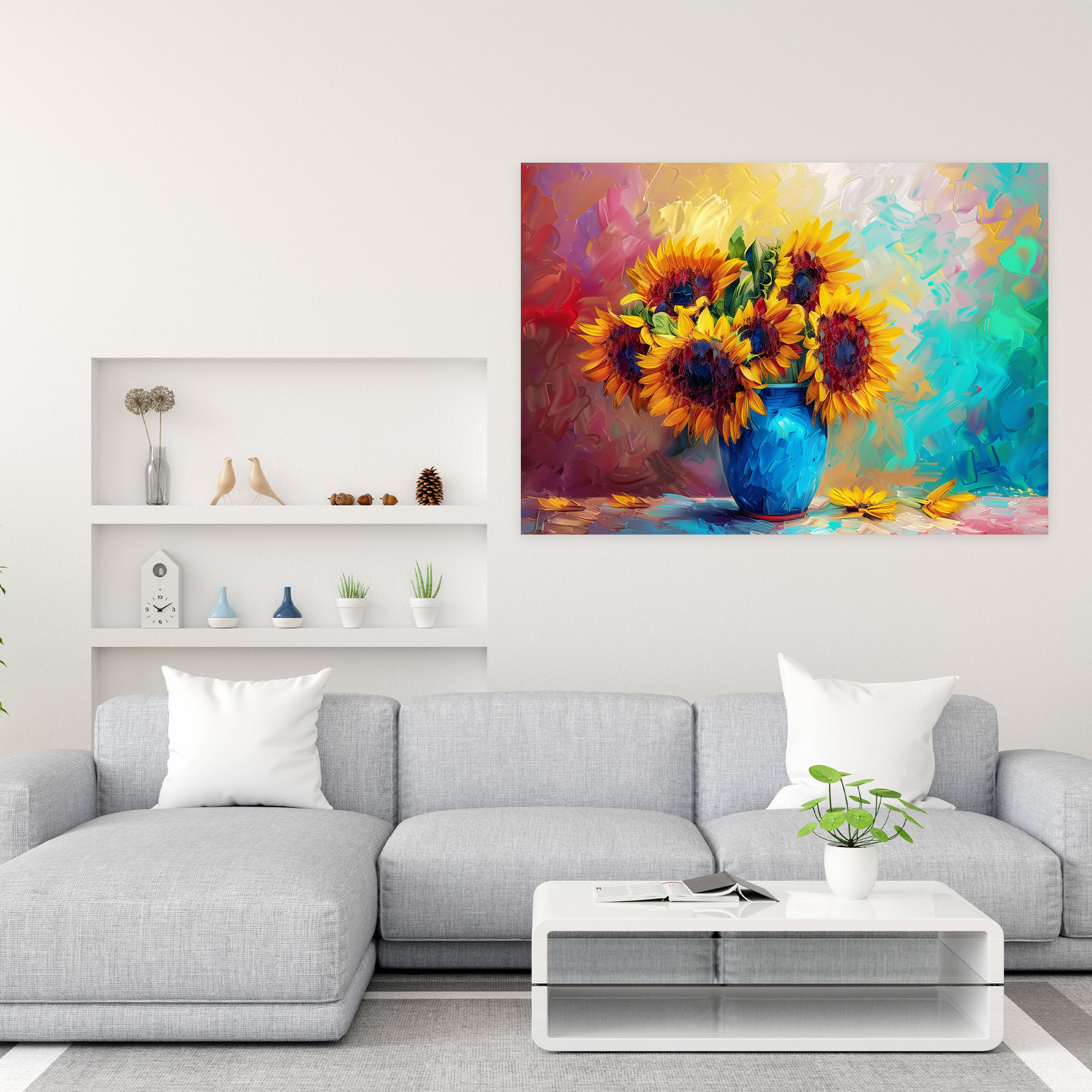 Vincent Van Gogh Sunflowers Wall Art - Vincent Van Gogh, Vincent Van Gogh, Wall Art, Wall Decoration