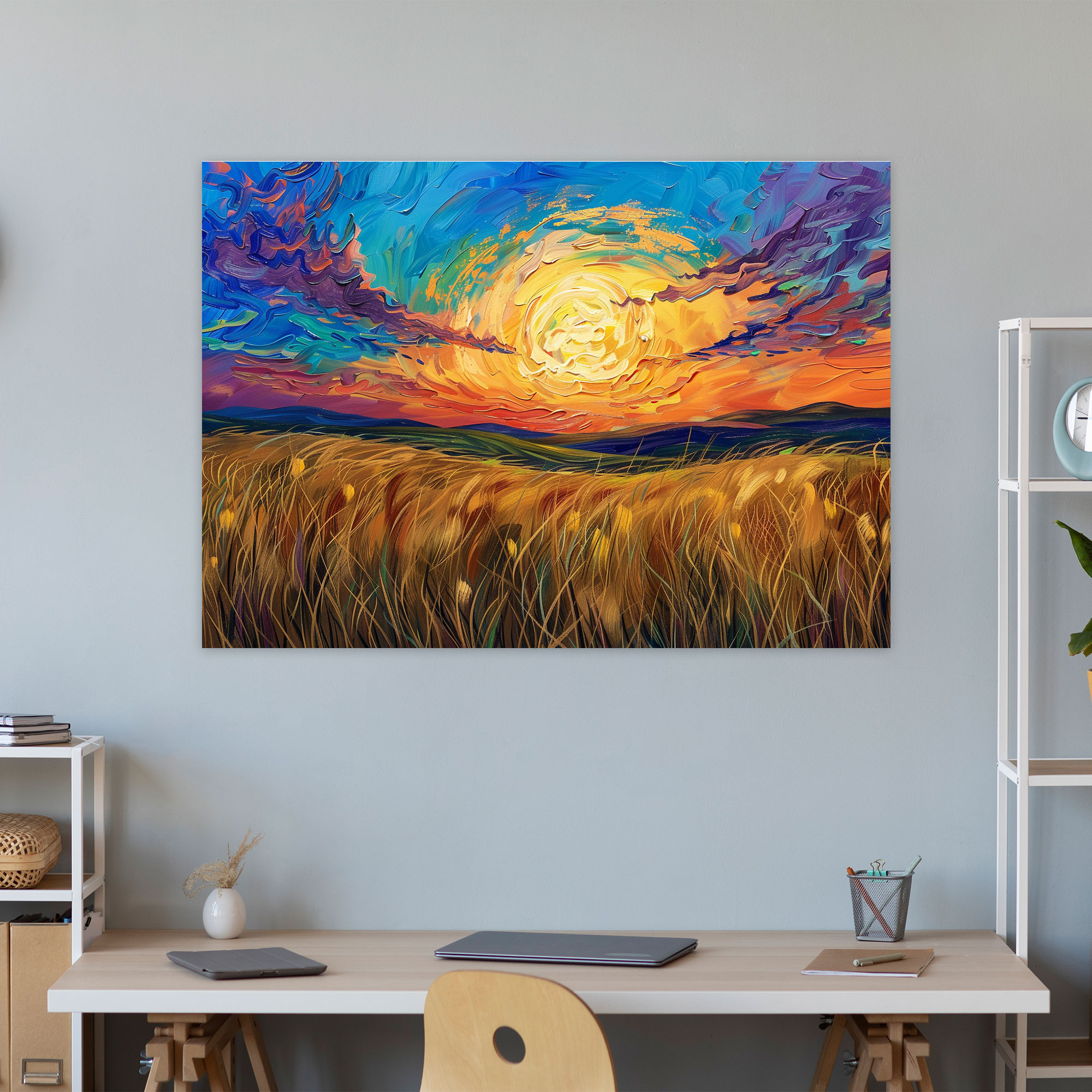 Vincent Van Gogh Wheat Fields Canvas Print - Vincent Van Gogh, Canvas Print, Wall Decoration, Wall Art
