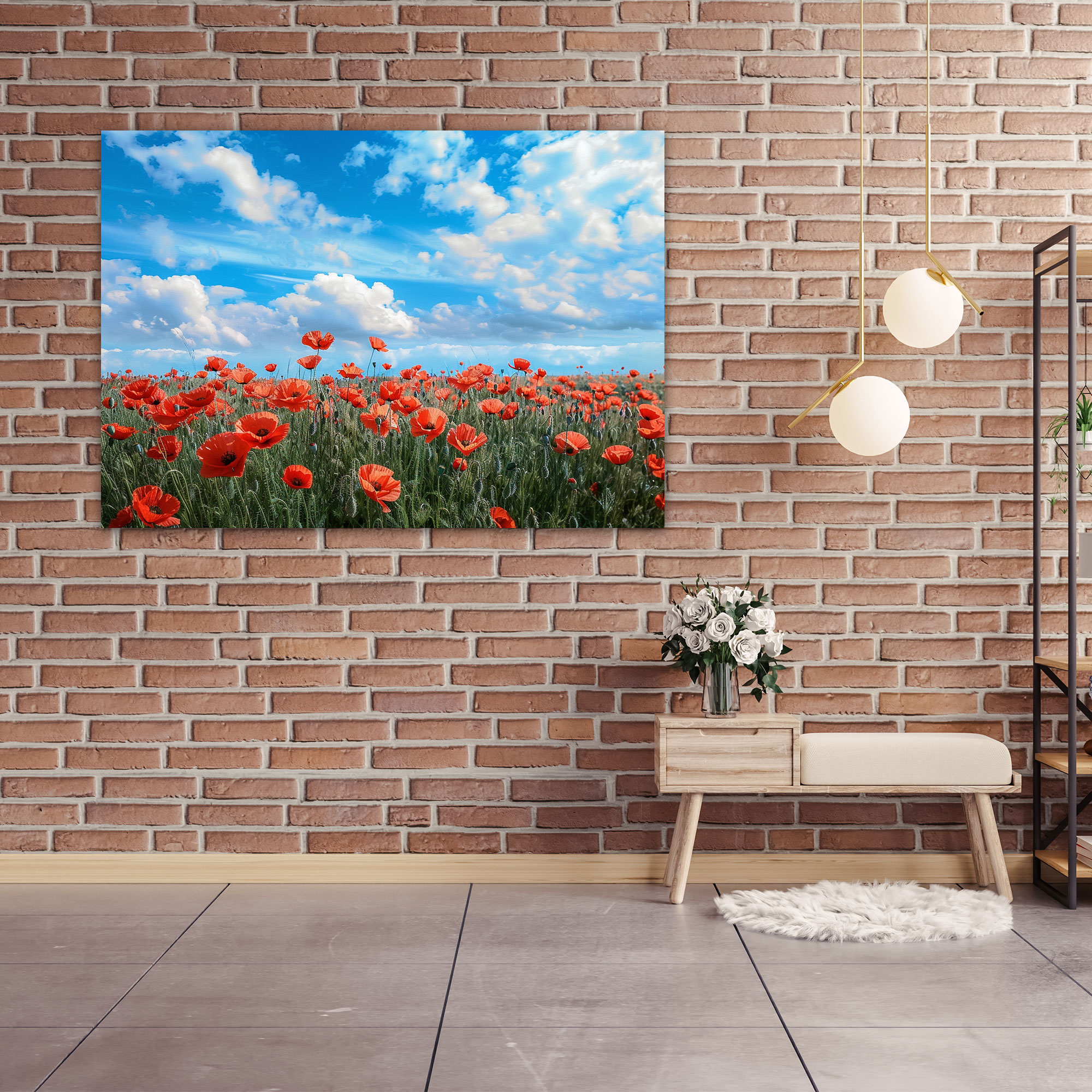 Vincent Van Gogh Field Of Poppies Wall Art - Vincent Van Gogh, Vincent Van Gogh, Wall Art, Home Decoration