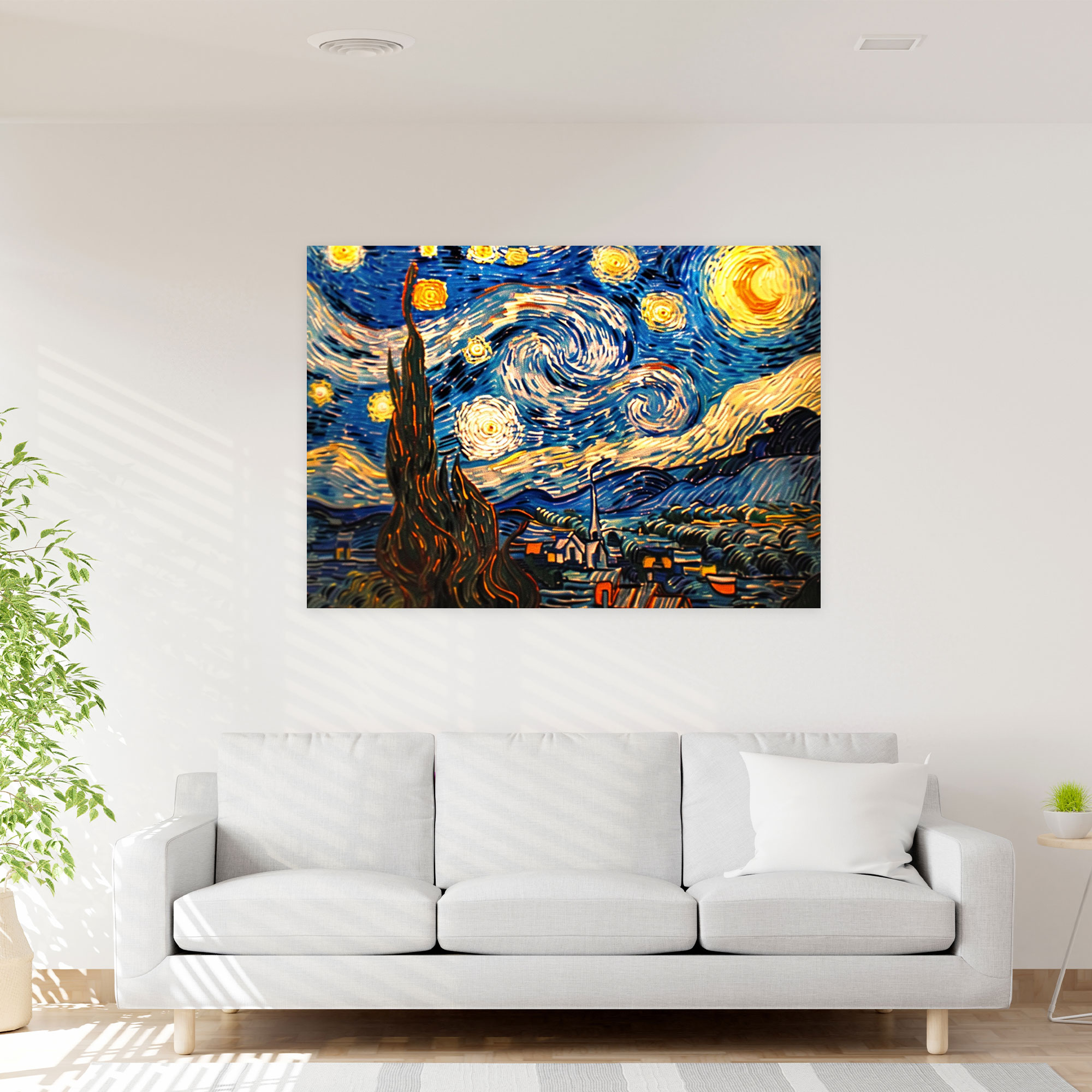 Vincent Van Gogh Starry Night Canvas Print - Vincent Van Gogh, Canvas, Canvas Wall Art, Wall Art