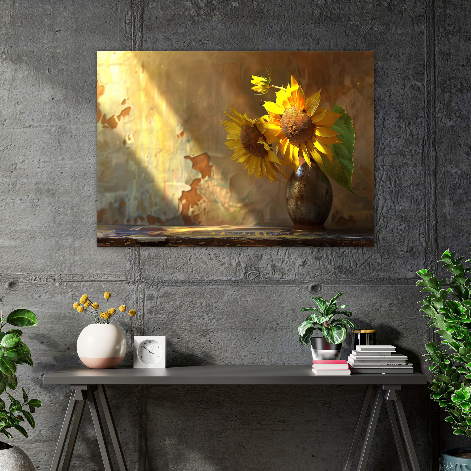 Vincent Van Gogh Sunflower Wall Art - Vincent Van Gogh, Canvas, Wall Art, Canvas Wall Art