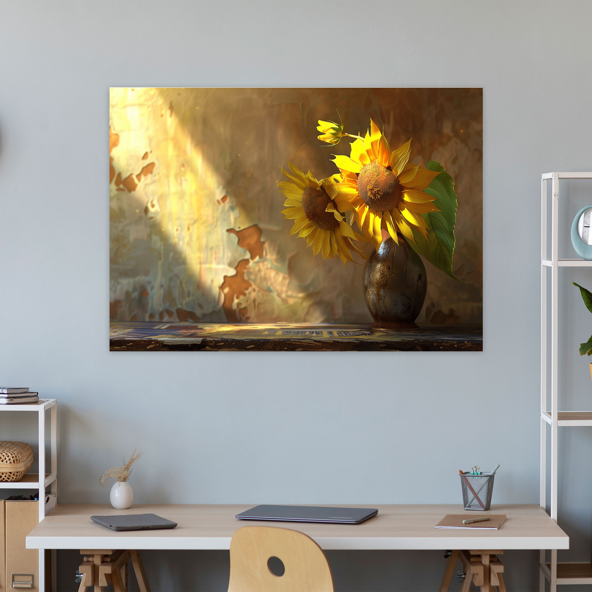 Vincent Van Gogh Sunflower Wall Art - Vincent Van Gogh, Canvas, Wall Art, Canvas Wall Art