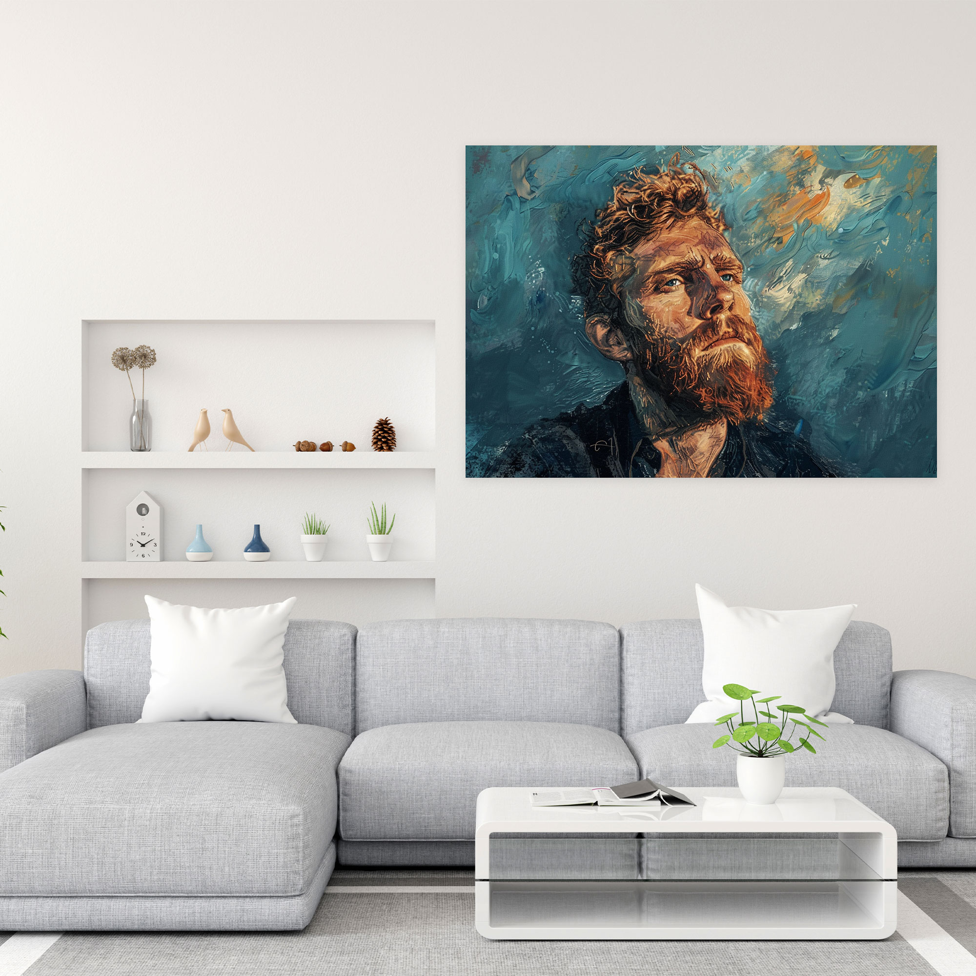 Vincent Van Gogh Self Portrait Wall Decoration - Vincent Van Gogh, Home Decoration, Canvas, Vincent Van Gogh