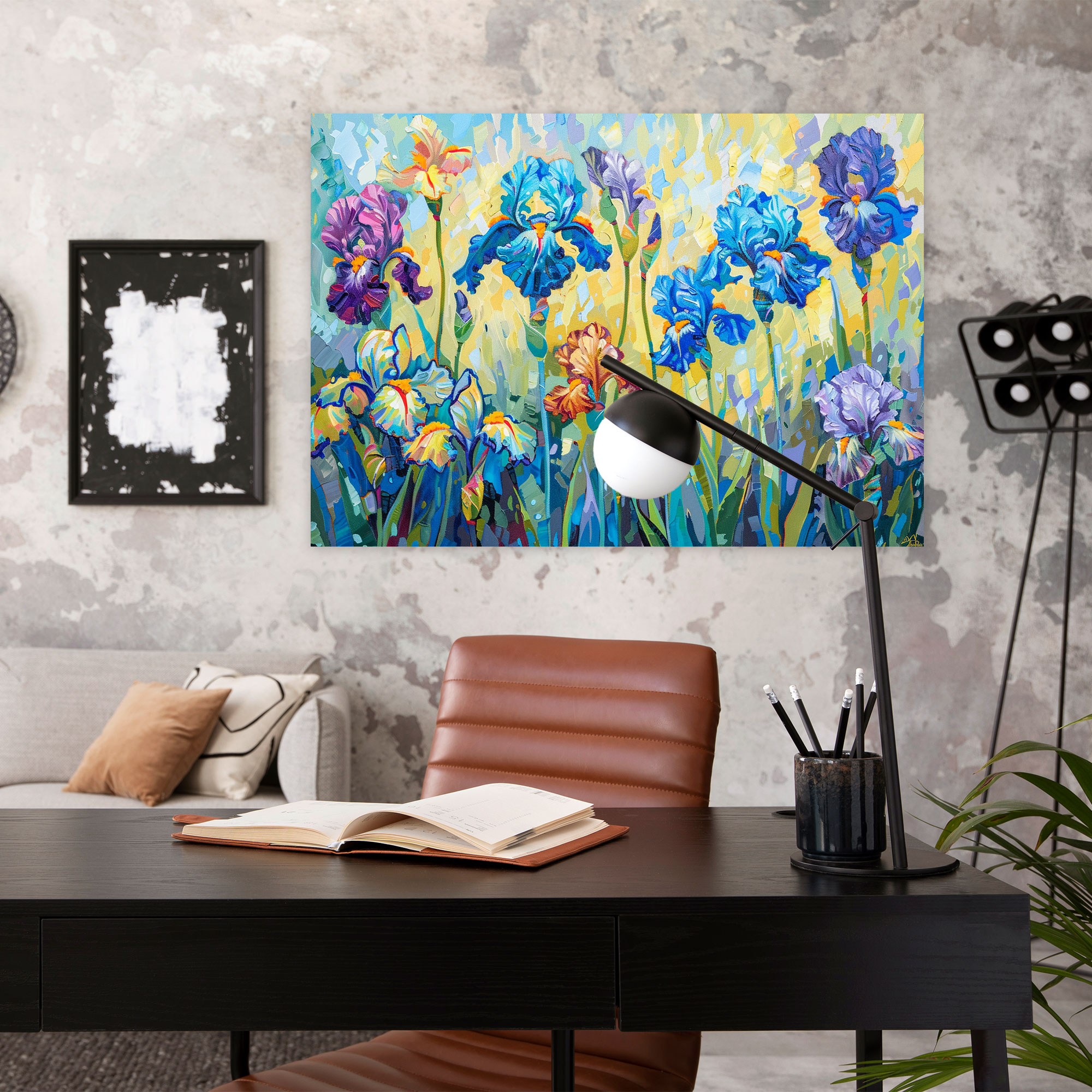 Vincent Van Gogh Irises Canvas Wall Art - Vincent Van Gogh, Wall Decoration, Canvas, Wall Art