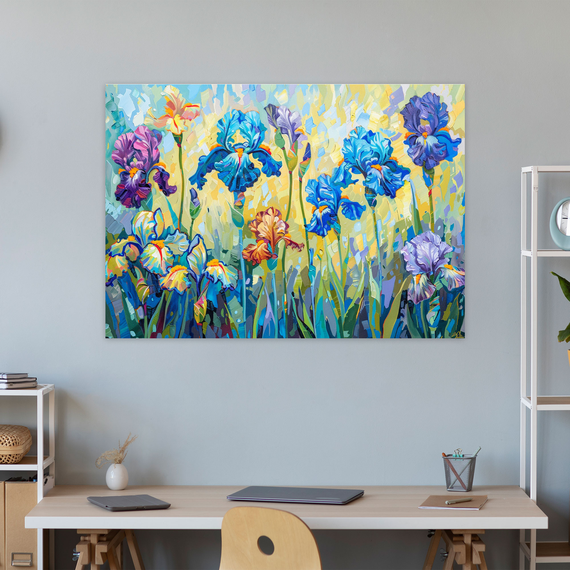 Vincent Van Gogh Irises Canvas Wall Art - Vincent Van Gogh, Wall Decoration, Canvas, Wall Art