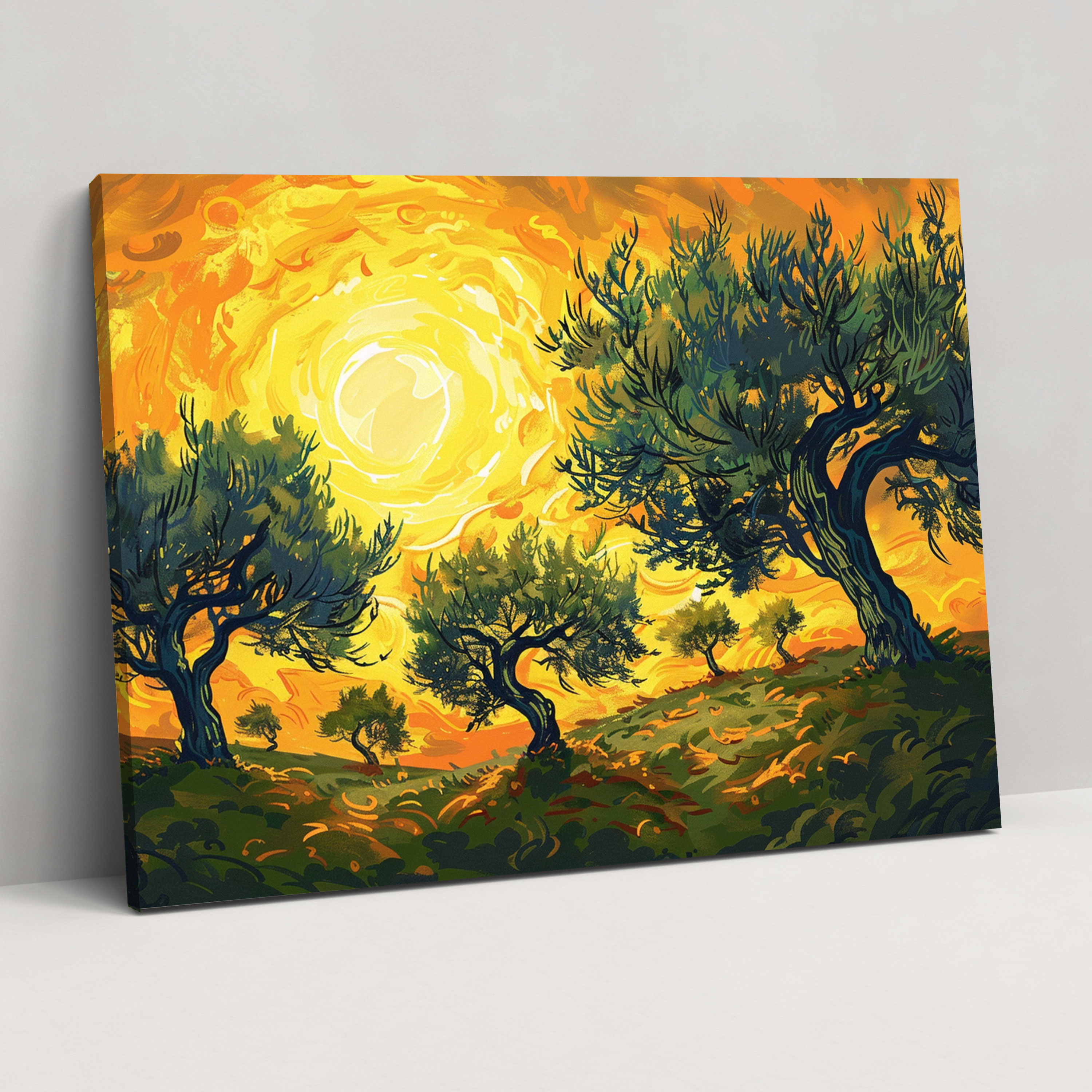 Vincent Van Gogh Olive Trees Canvas Wall Decoration - Vincent Van Gogh, Home Decoration, Canvas, Vincent Van Gogh