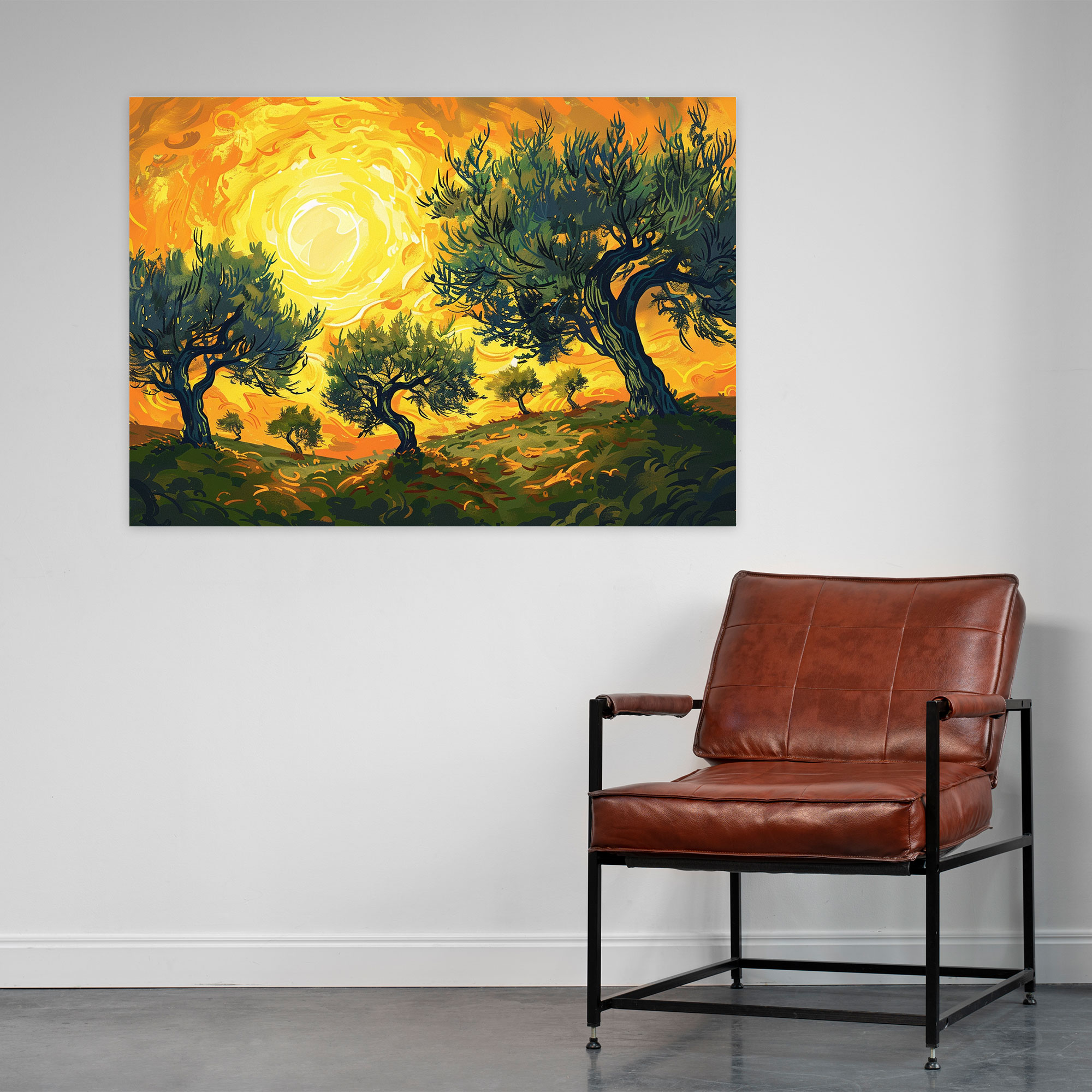 Vincent Van Gogh Olive Trees Canvas Wall Decoration - Vincent Van Gogh, Home Decoration, Canvas, Vincent Van Gogh