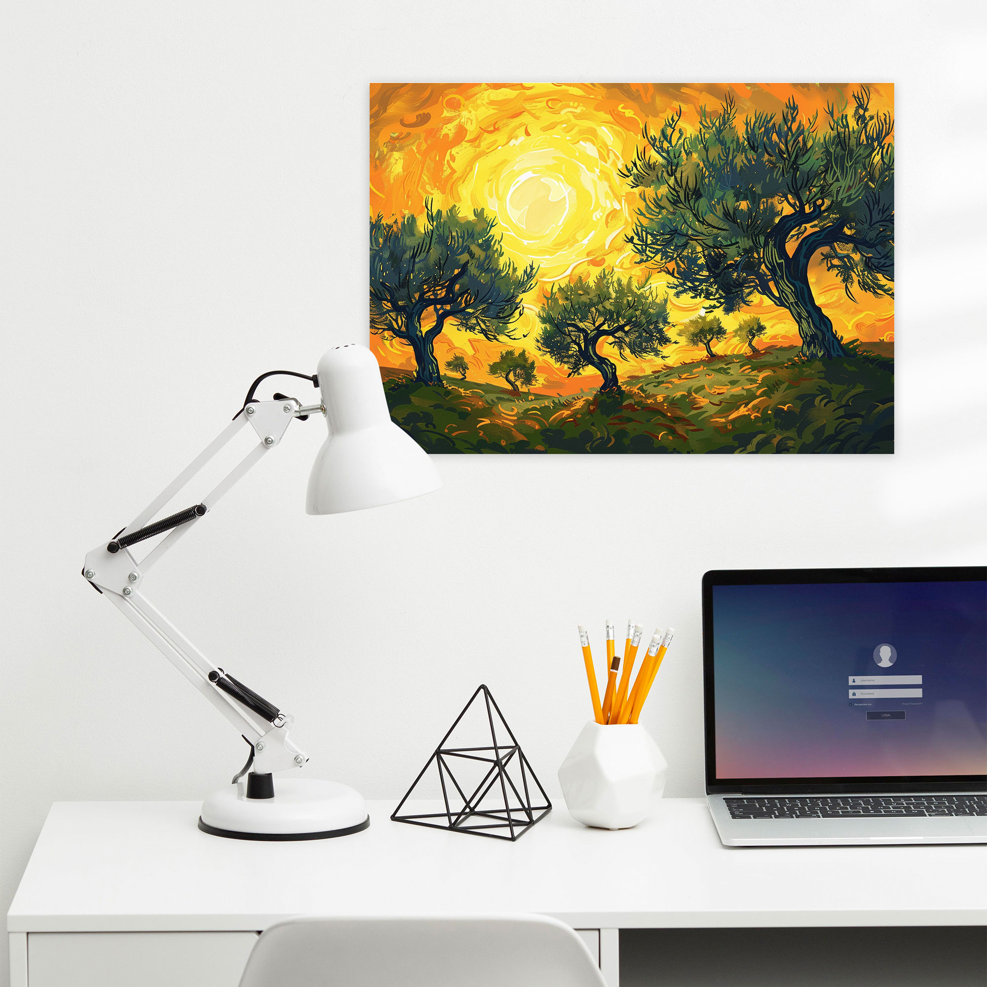 Vincent Van Gogh Olive Trees Canvas Wall Decoration - Vincent Van Gogh, Home Decoration, Canvas, Vincent Van Gogh