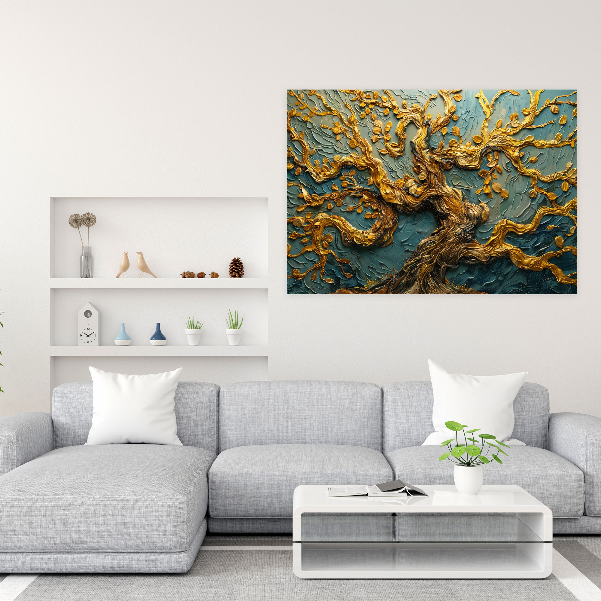 Vincent Van Gogh The Mulberry Tree Canvas Print - Vincent Van Gogh, Home Decoration, Wall Decoration, Canvas Wall Art