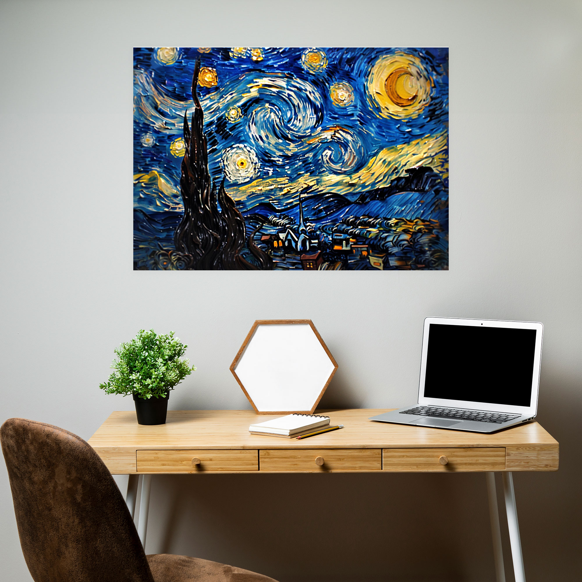 Vincent Van Gogh Starry Night Canvas Print - Vincent Van Gogh, Canvas Wall Art, Canvas Print, Home Decoration