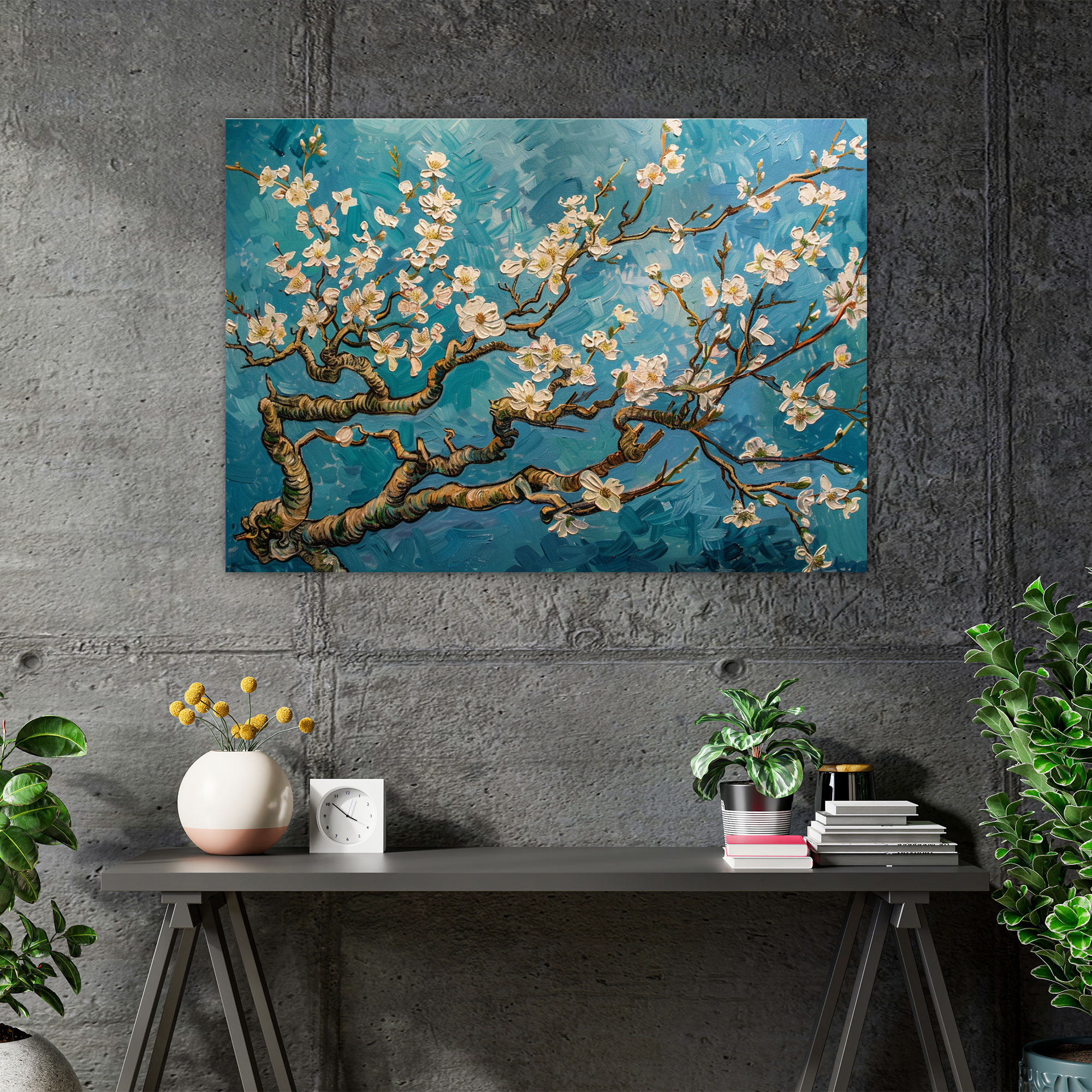 Vincent Van Gogh Blossoming Almond Tree Wall Decoration - Vincent Van Gogh, Canvas, Vincent Van Gogh, Wall Decoration