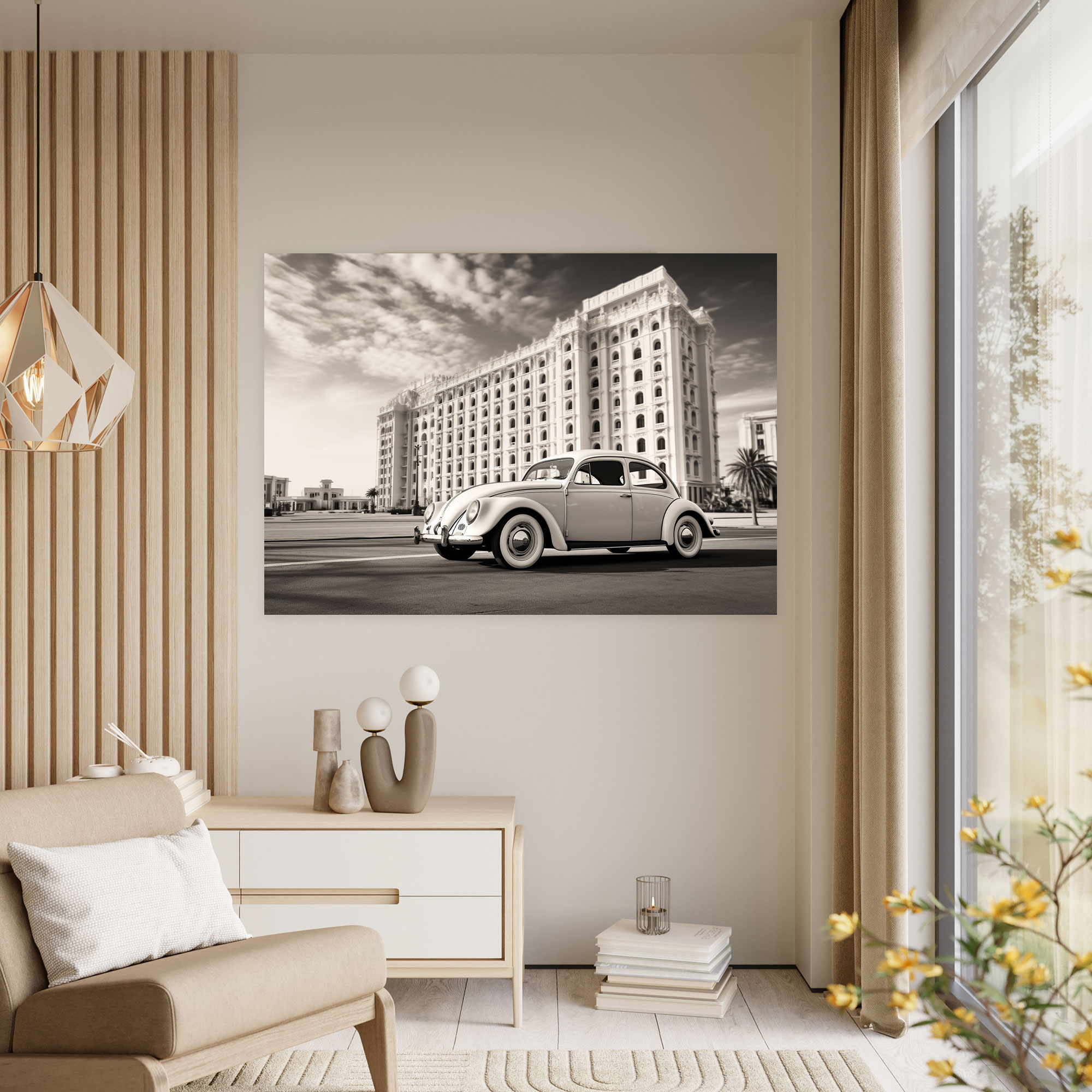 Volkswagen Beetle Wall Art - Volkswagen Beetle, Nostalgia, Wall Art, Canvas