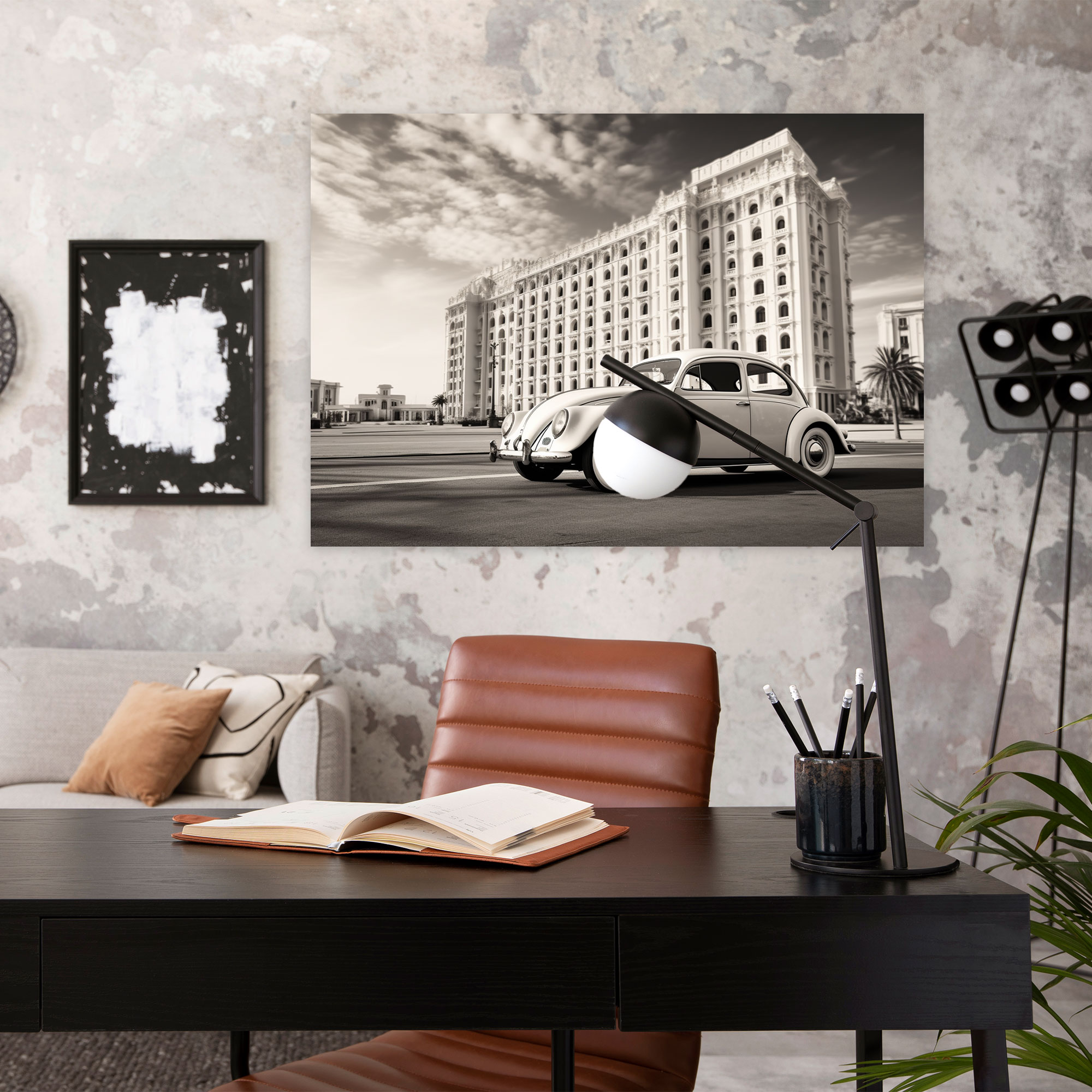 Volkswagen Beetle Wall Art - Volkswagen Beetle, Nostalgia, Wall Art, Canvas
