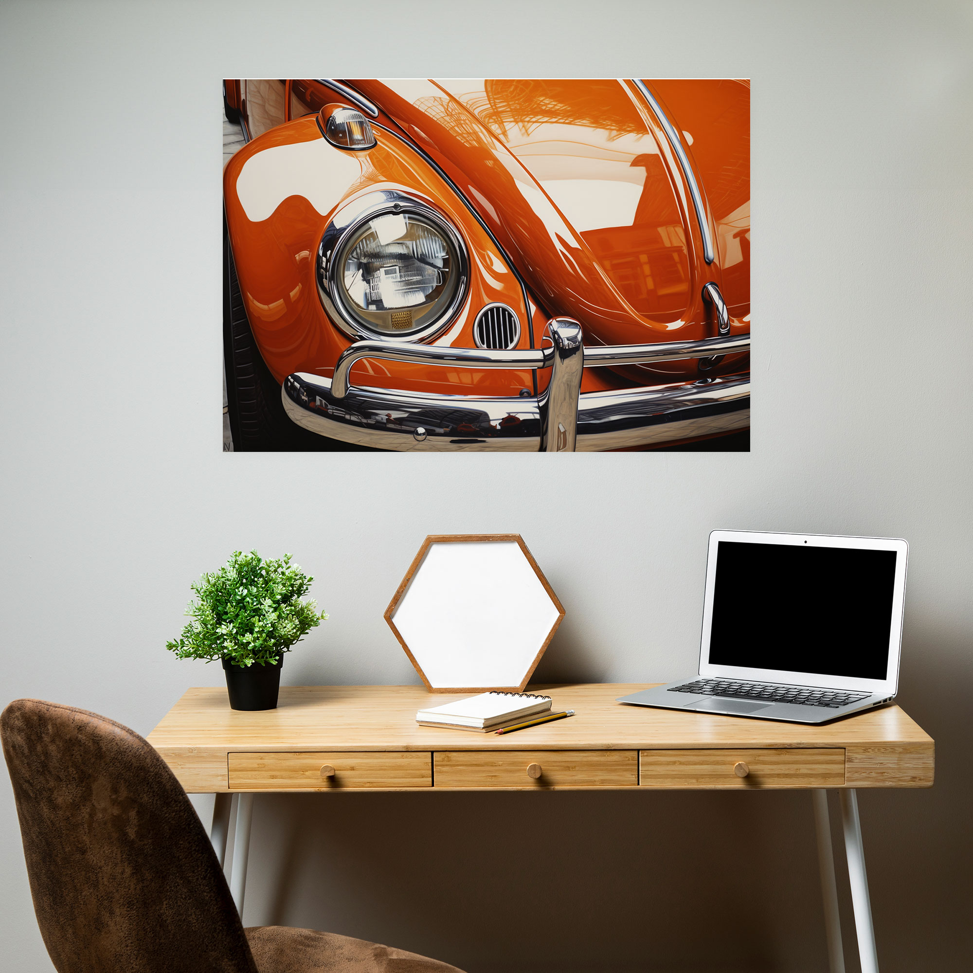 Volkswagen Beetle Canvas Print - Volkswagen Beetle, Canvas Print, Wall Art, Home Decoration