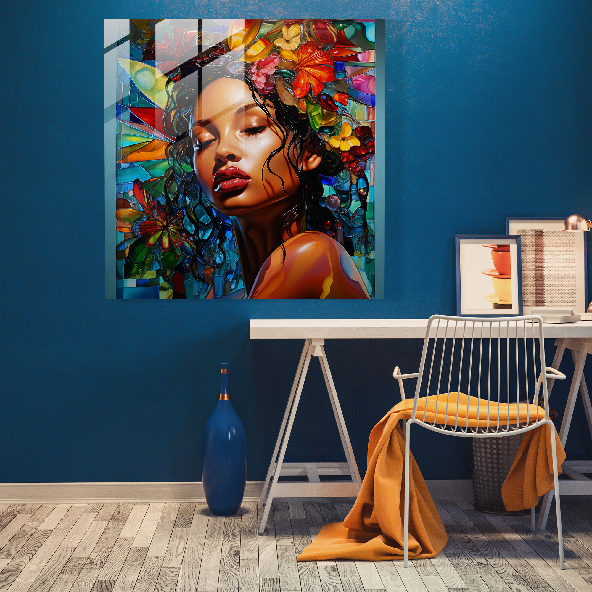 Diverse Beauty Glass Wall Art - Woman, Modern Art, Glass Wall Art, Unity