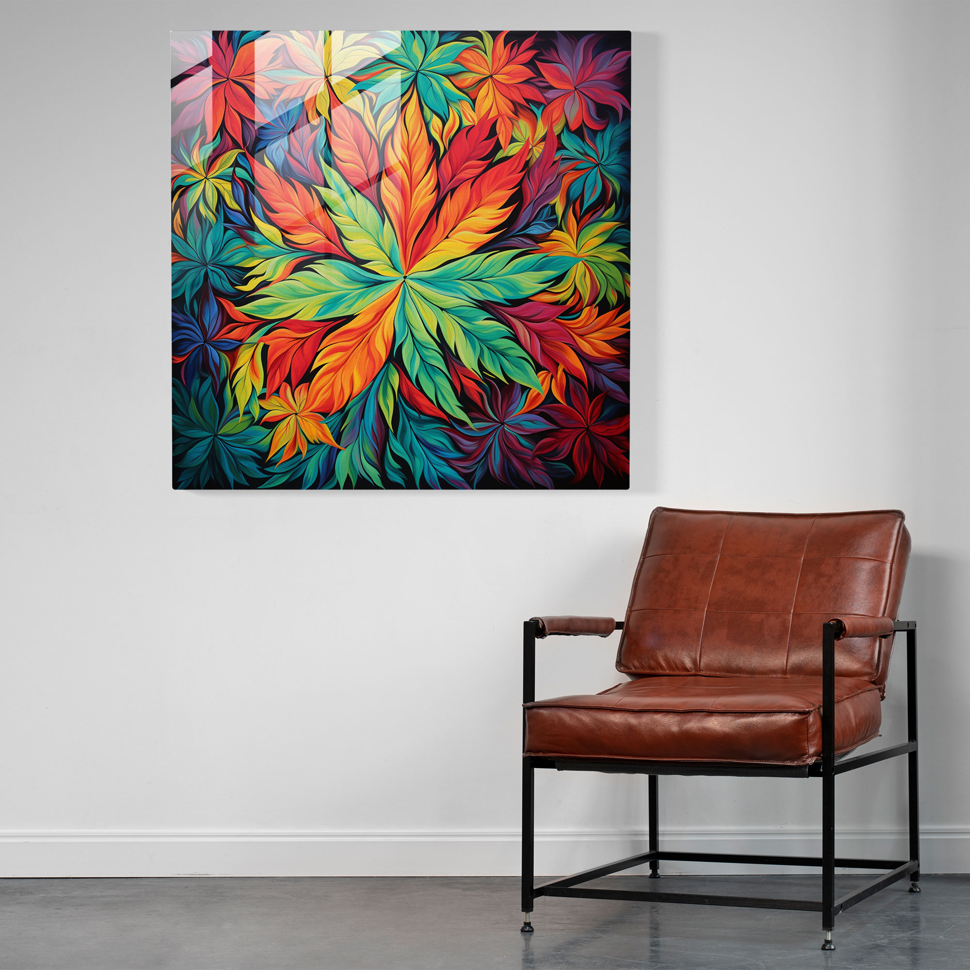 Weed Dream - Glass Print - Weed, Glass Wall Art, Modern Art, Relaxation