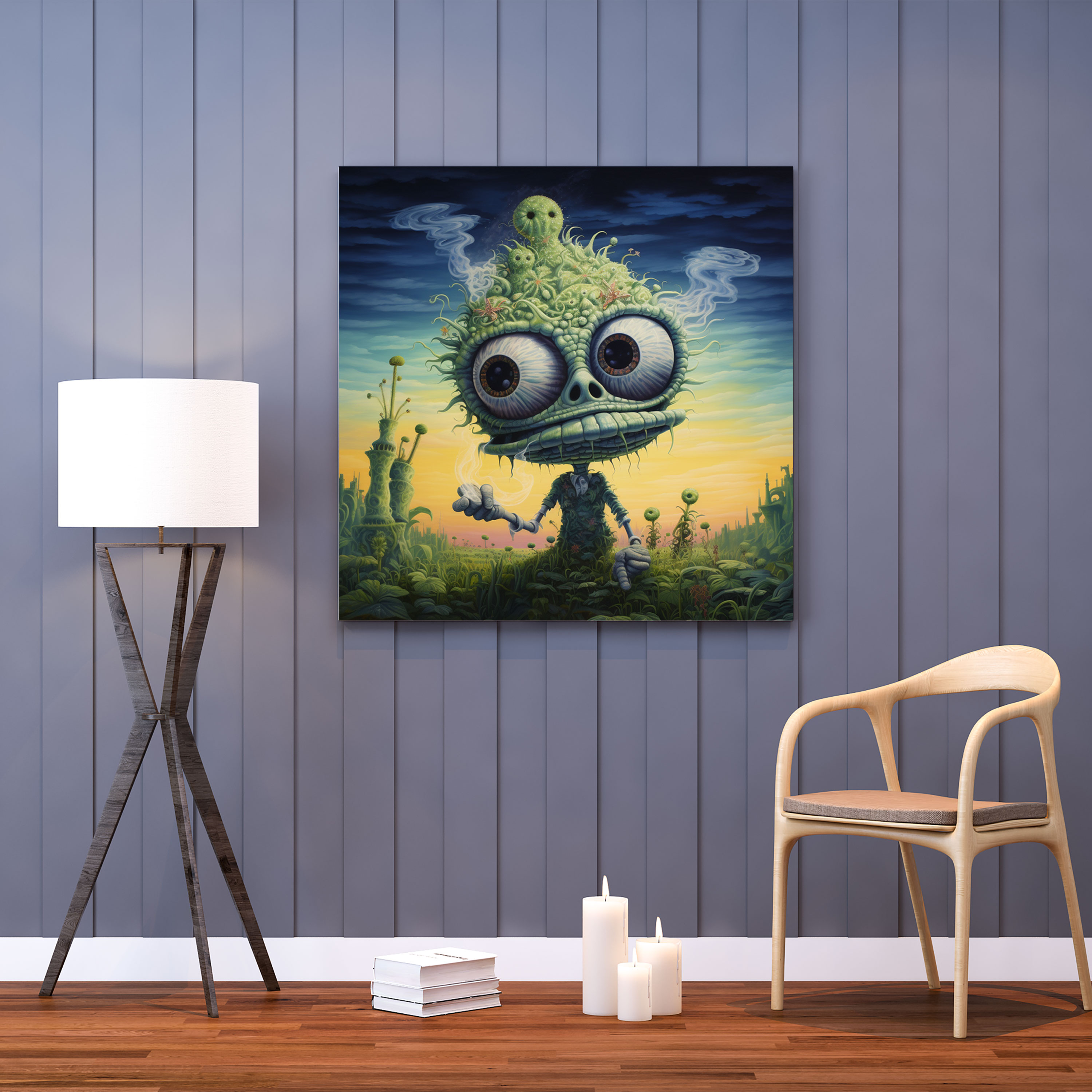 Whimsical Weed Wall Art - Weed, Whimsical, Wall Art, Weed