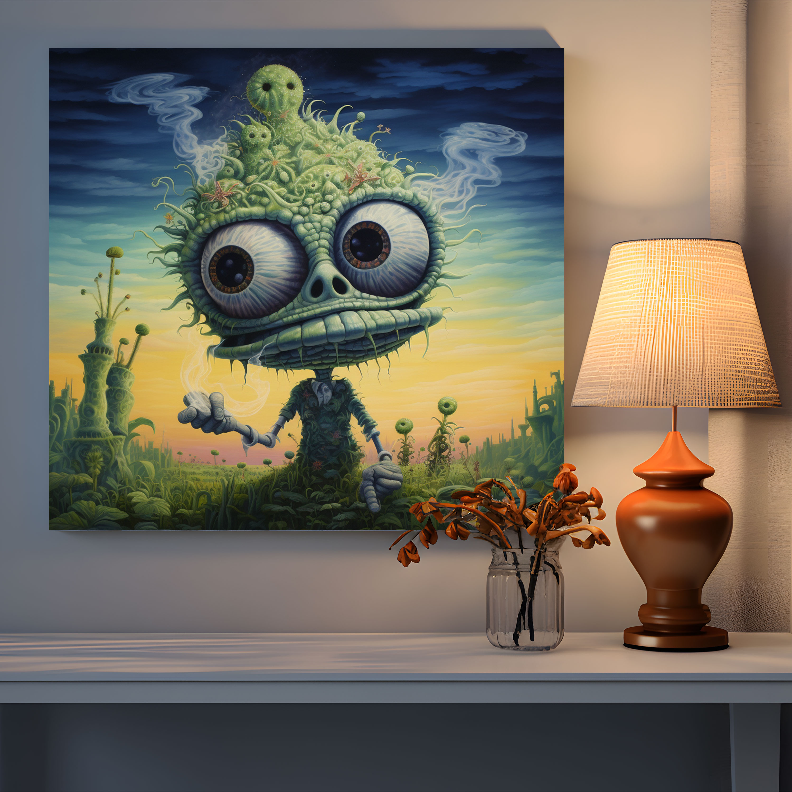Whimsical Weed Wall Art - Weed, Whimsical, Wall Art, Weed