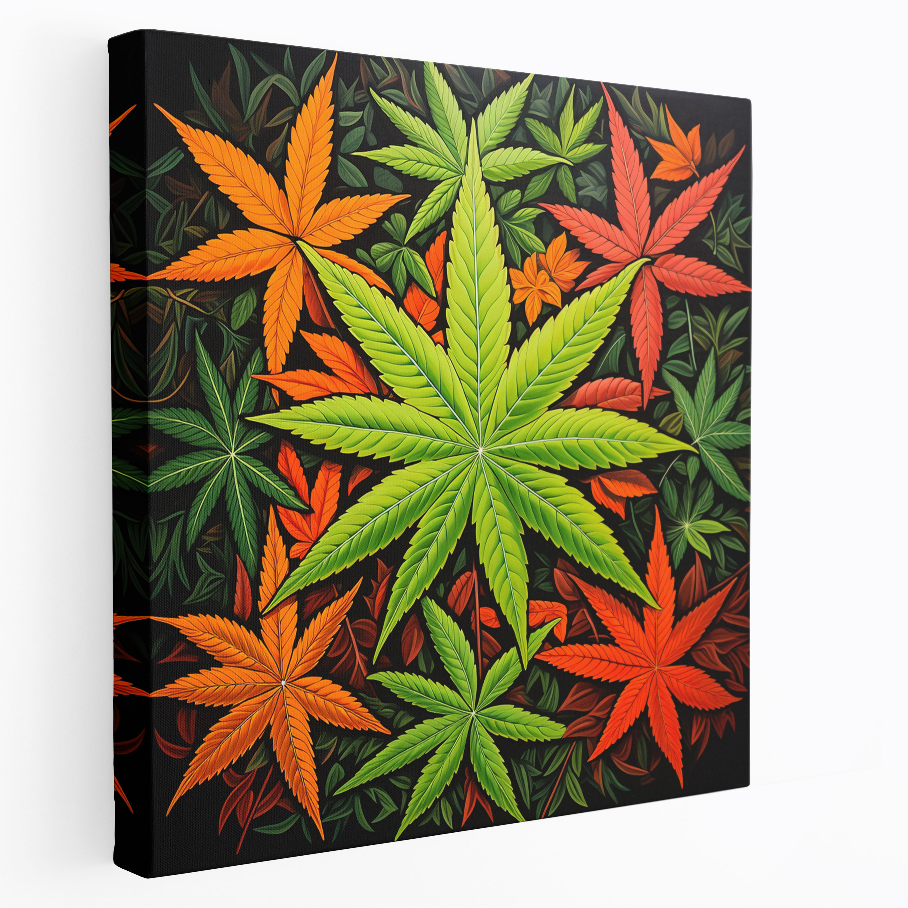 Weed Harmony Wall Art - Weed, Geometric, Modern, Harmony