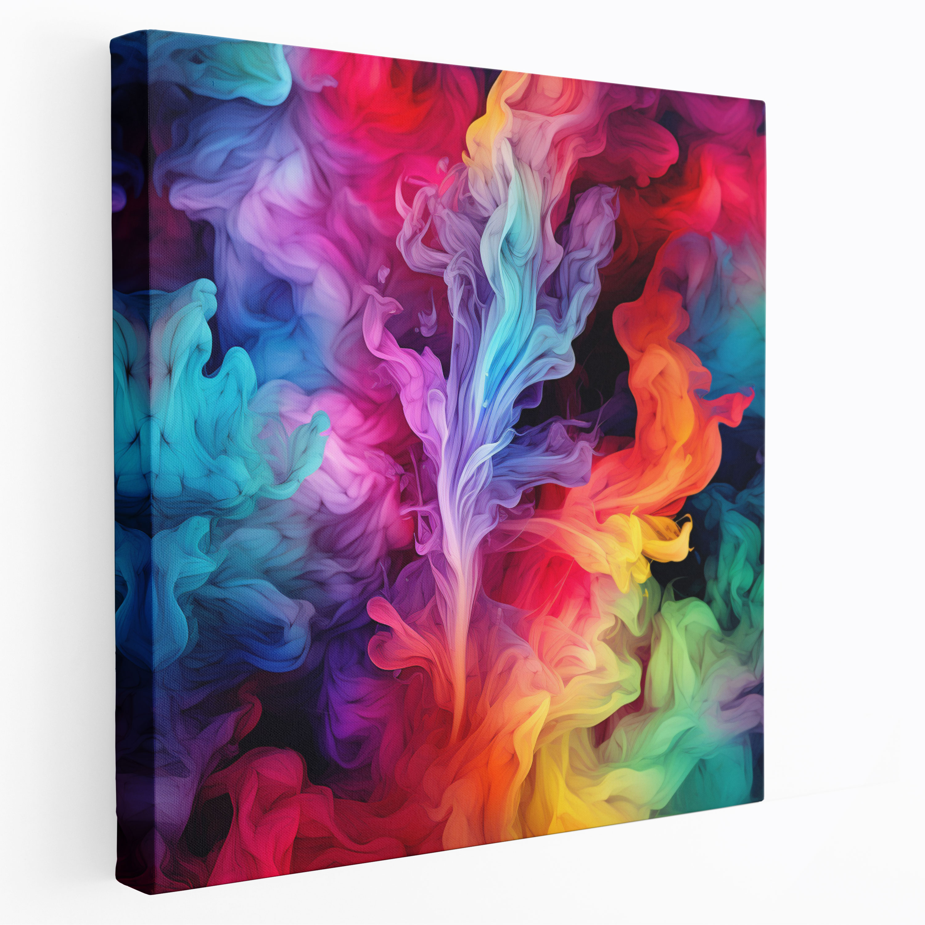 Weed Canvas Print - Abstract Smoke - Weed, Canvas Print, Home Decoration, Digital Artwork