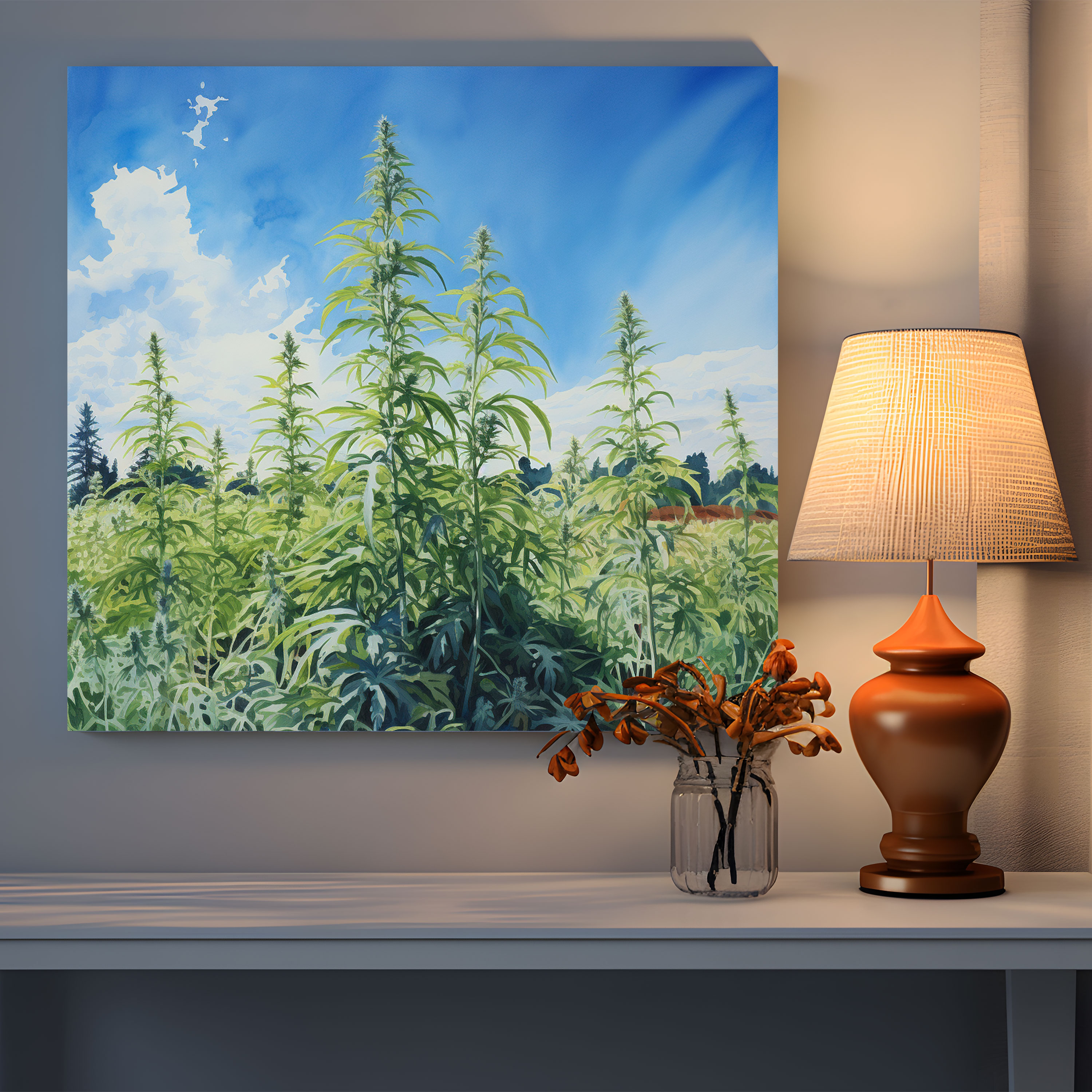 Weed Wall Art - Weed, Wall Decoration, Home Decoration, Weed