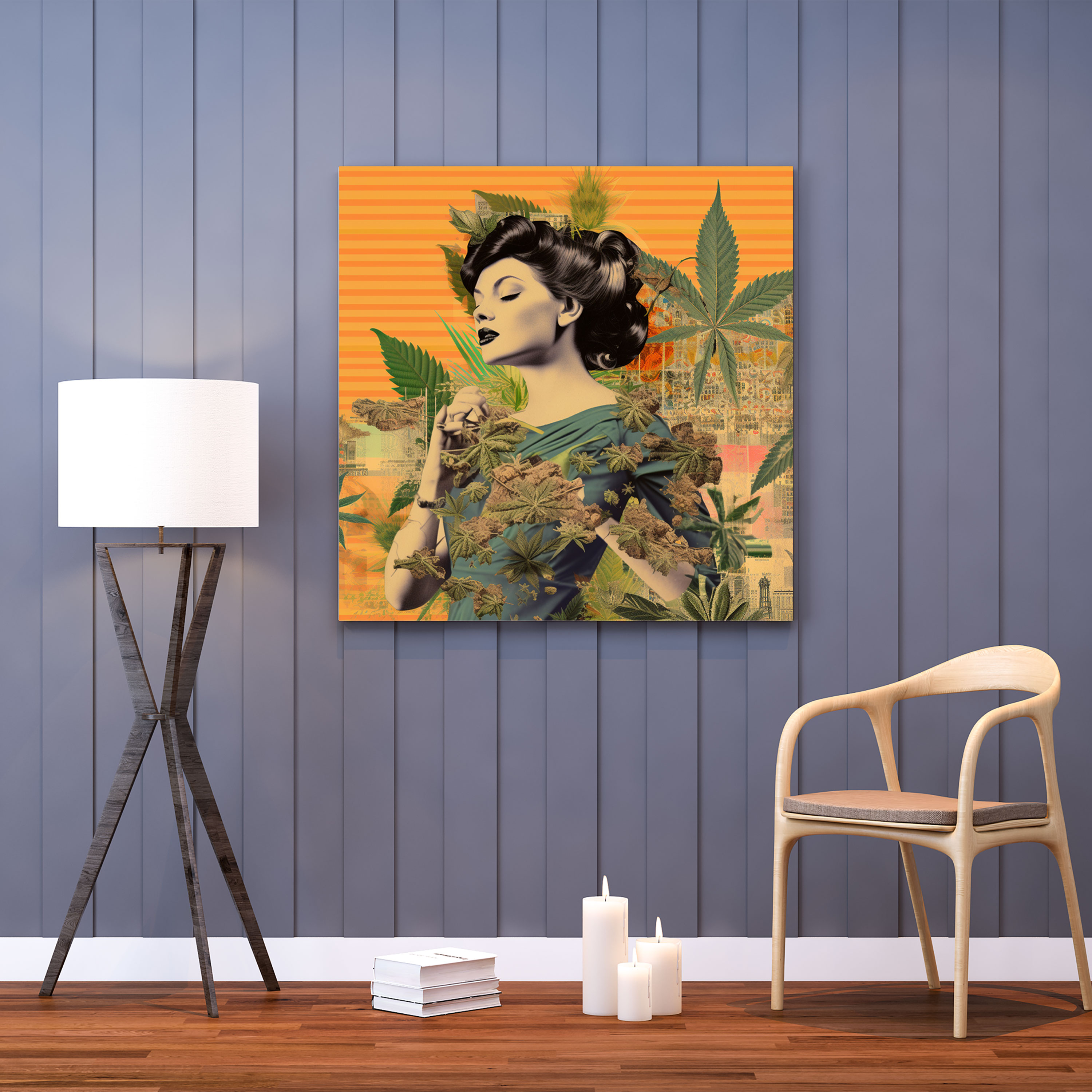 Weed Canvas Wall Art - Weed, Wall Decoration, Canvas Wall Art, Cannabis Strain Labels